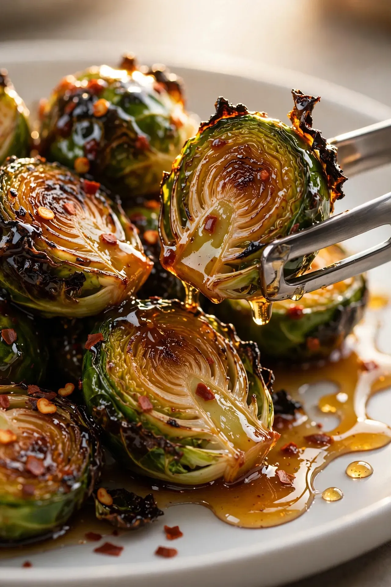 Honey Sriracha Brussels Sprouts