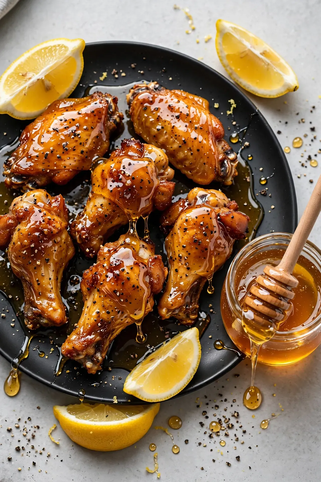 Hot Honey Lemon Pepper Wings