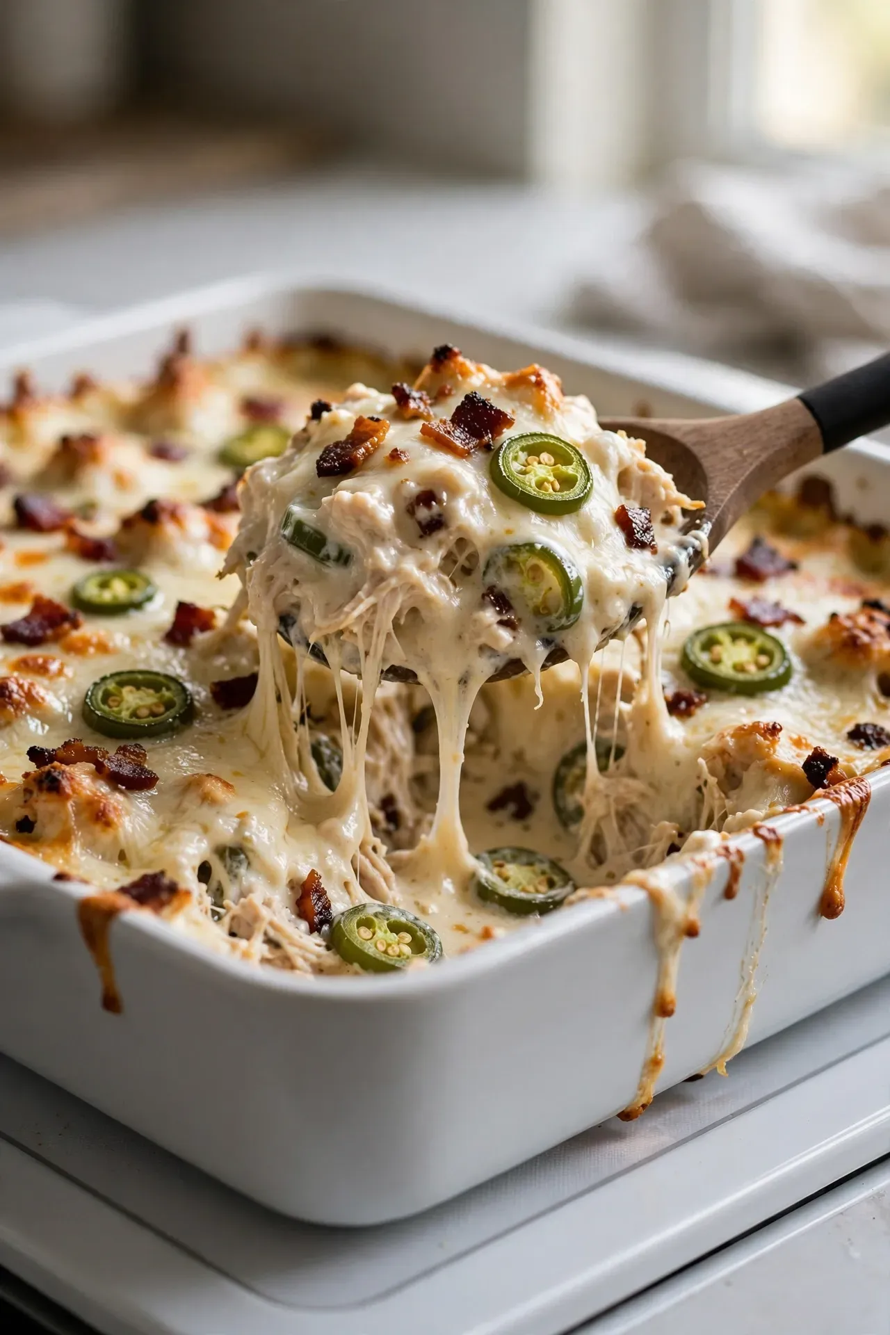 Jalapeno Popper Chicken Casserole