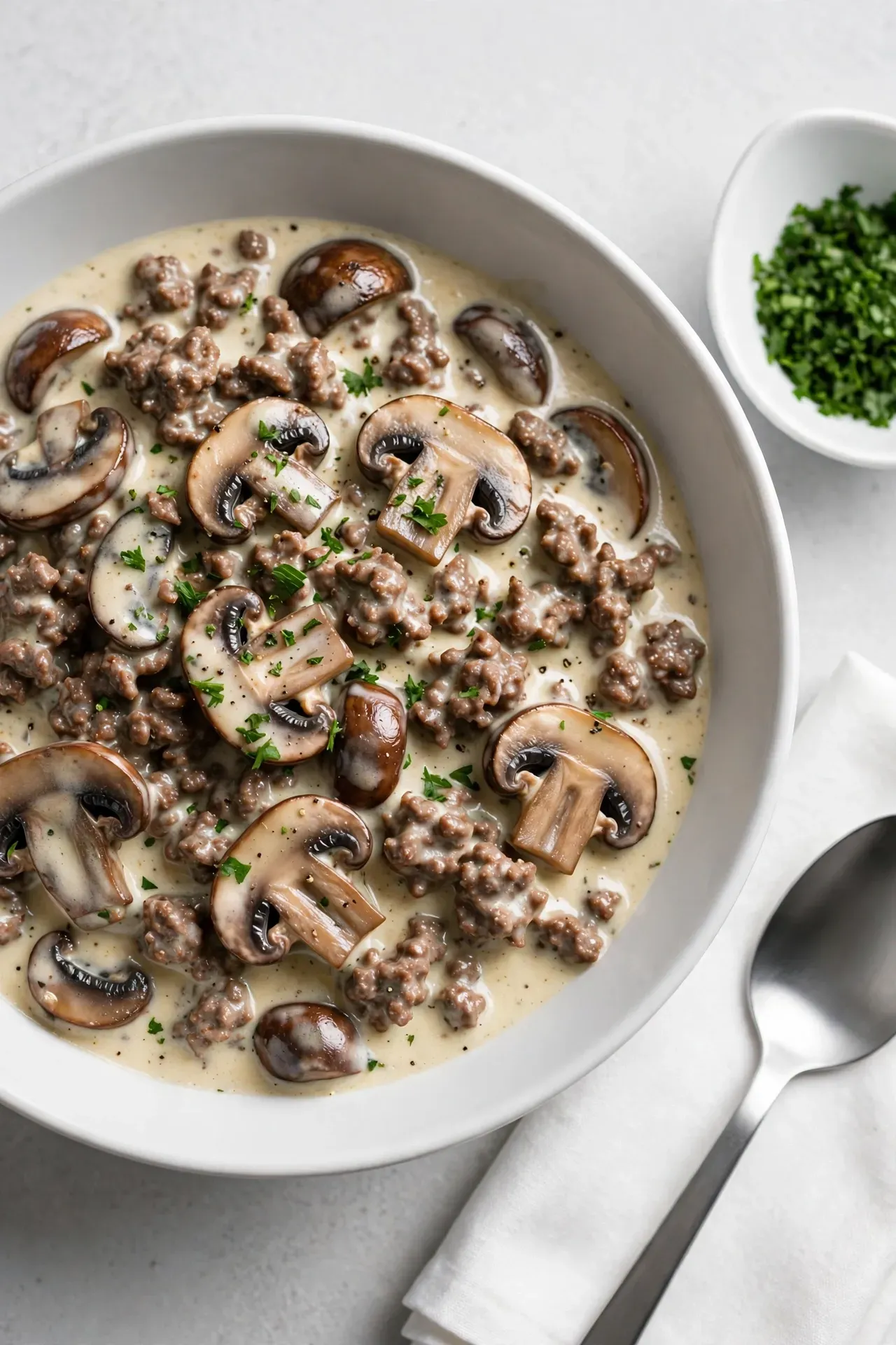 Keto Beef Stroganoff