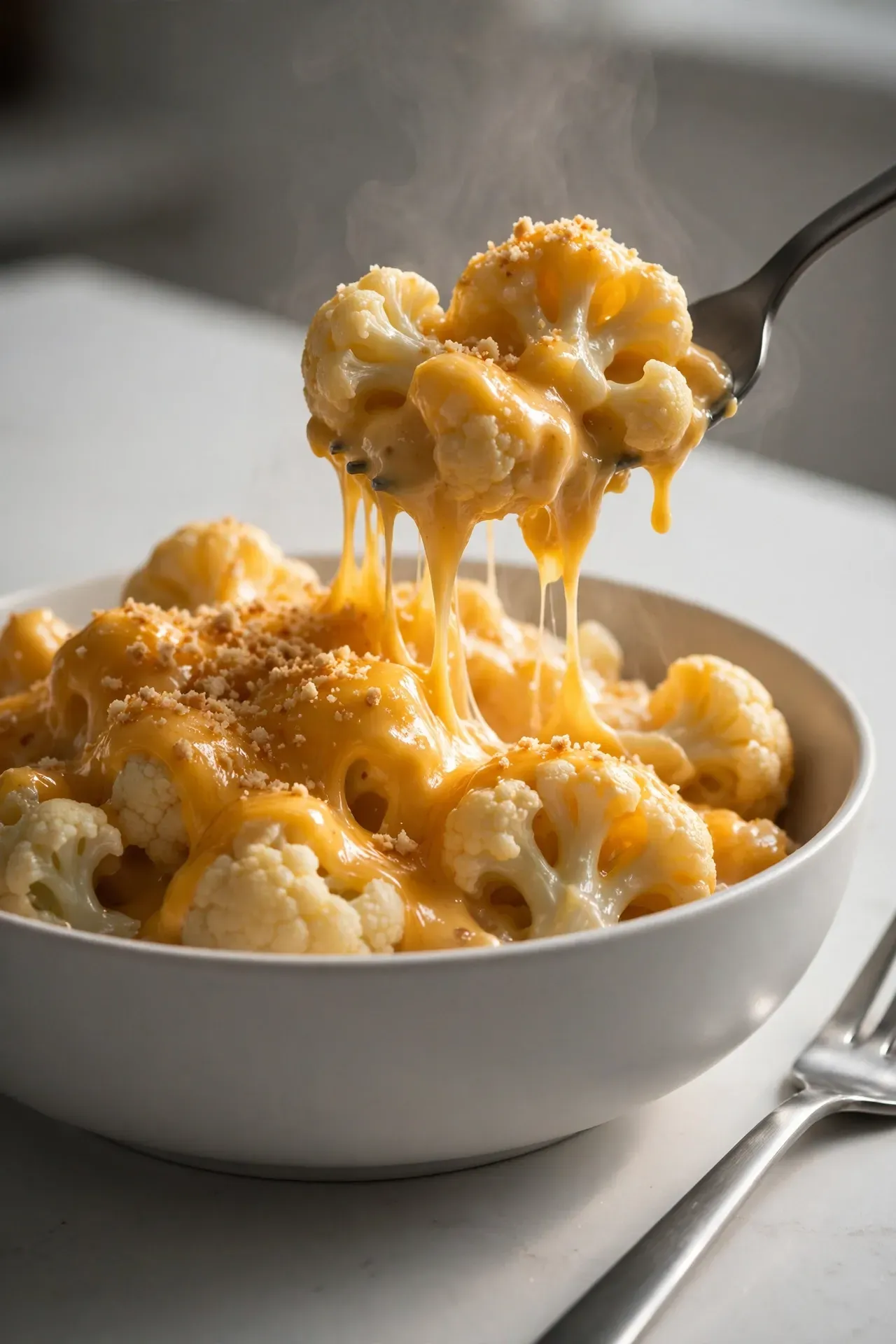 Keto Creamy Macaroni Cheese