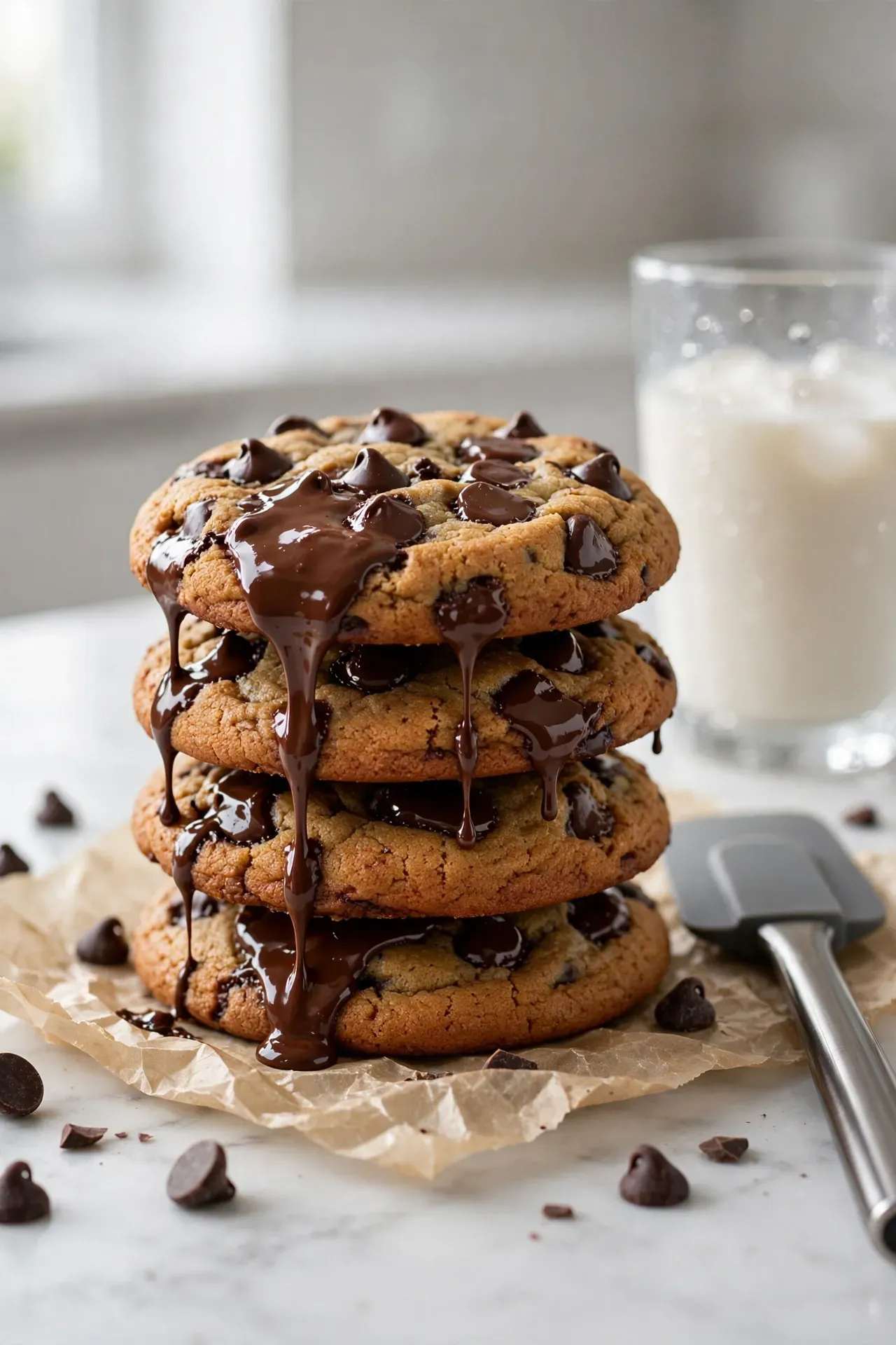 Almond Flour Chocolate Chip Cookies
