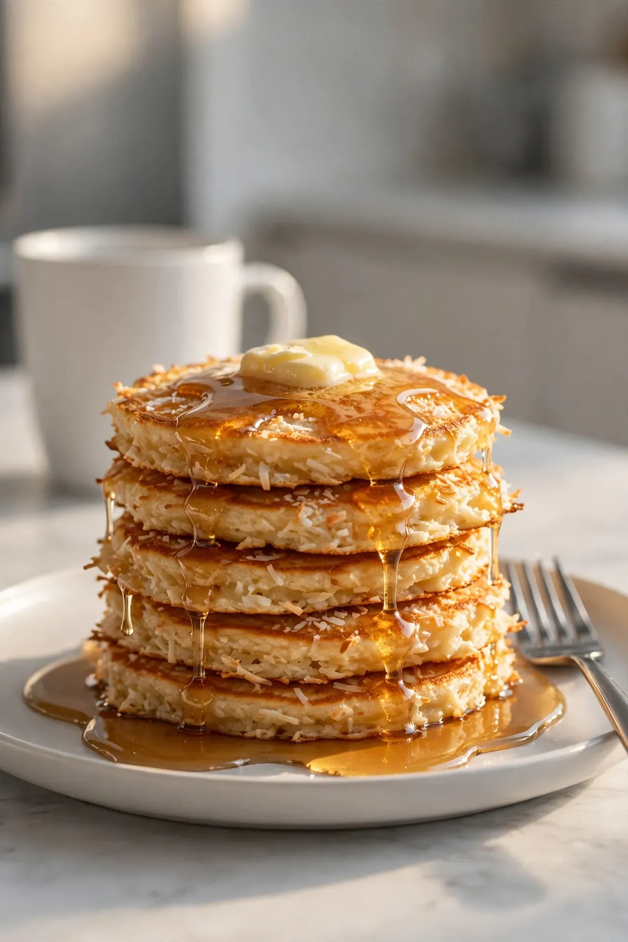 Coconut Flour Fluffy Pancakes