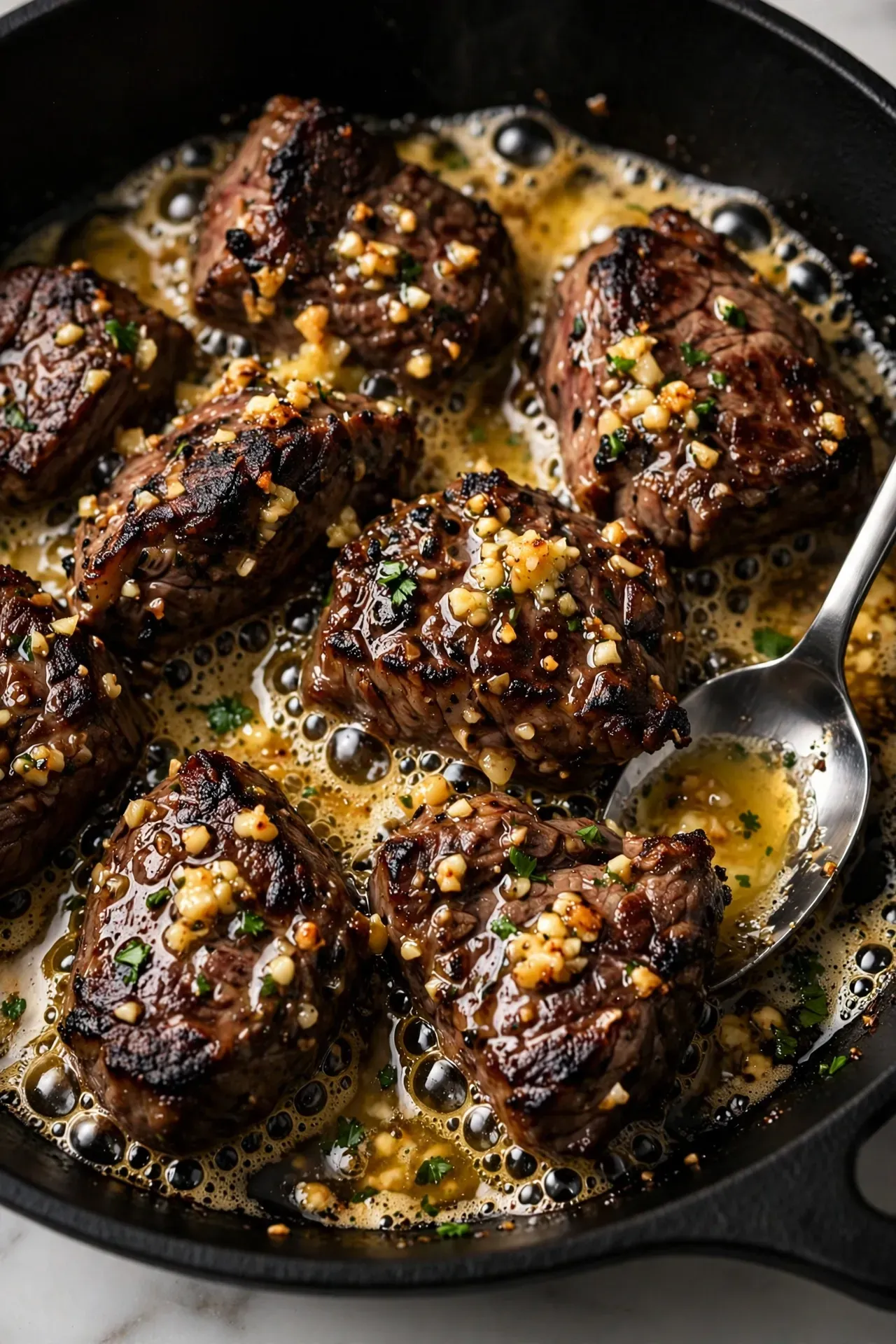 Garlic Butter Steak Bites