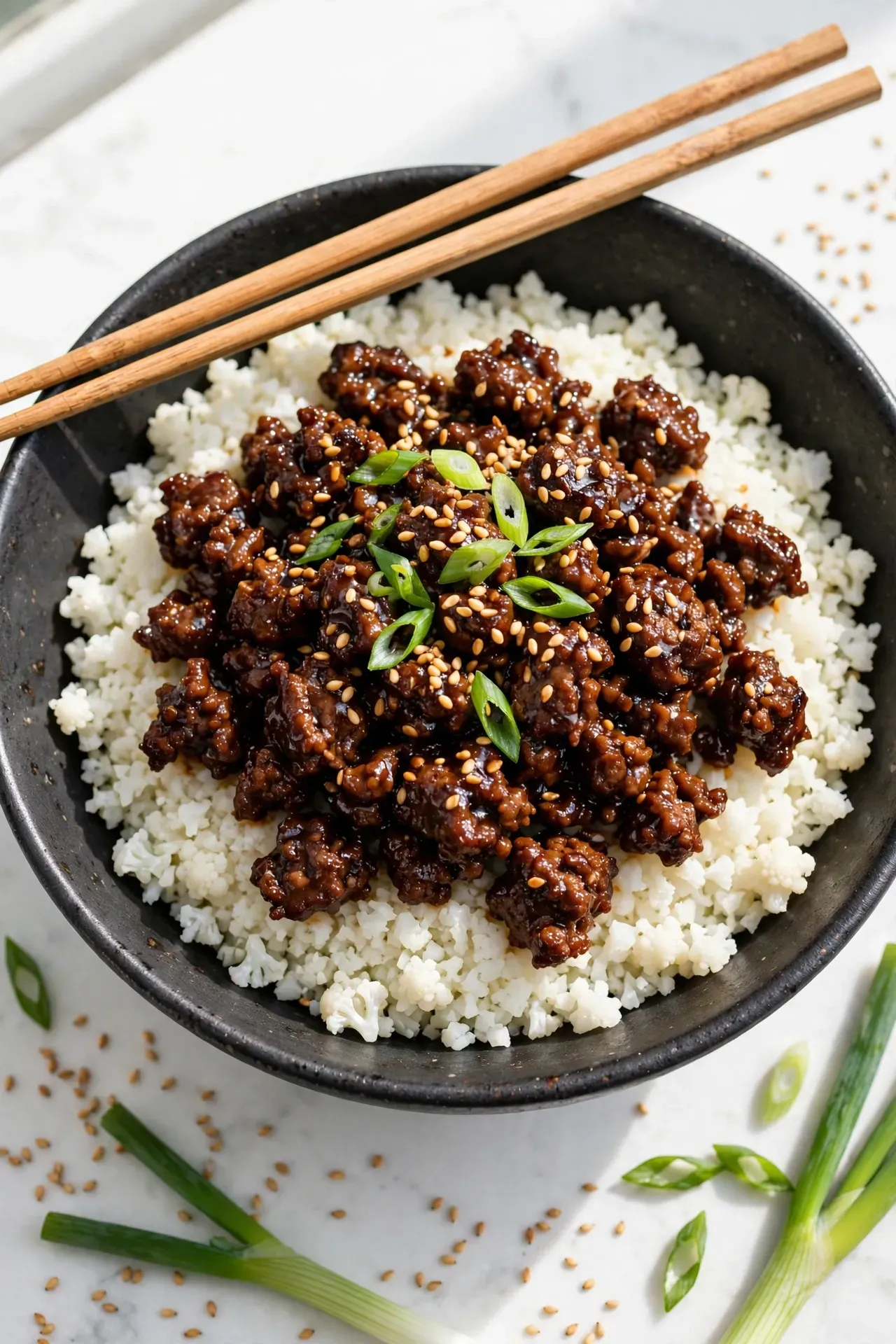 Keto Korean Beef Bowls