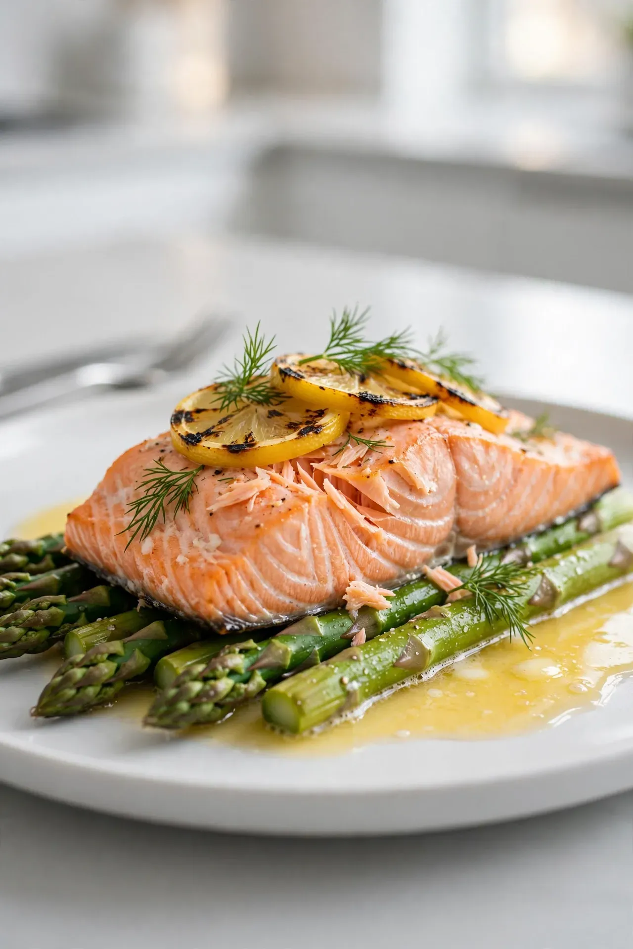 Lemon Butter Salmon Fillets