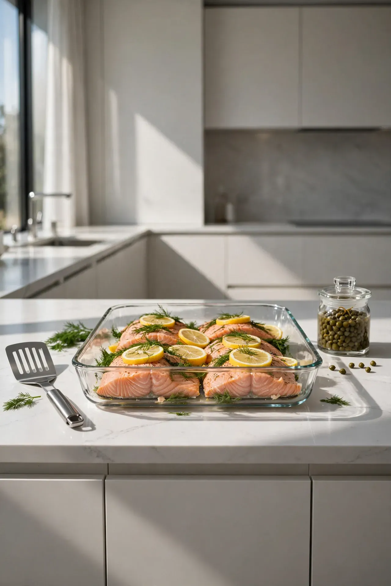 Lemon Dill Baked Salmon
