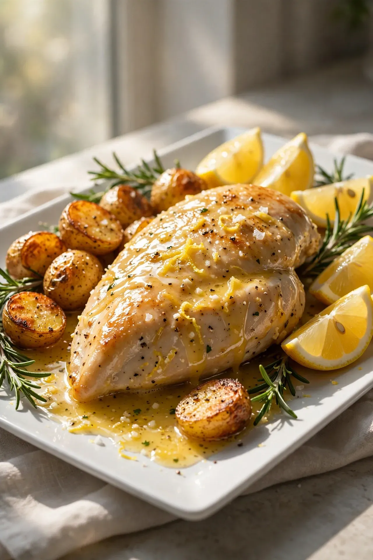 Lemon Herb Butter Chicken