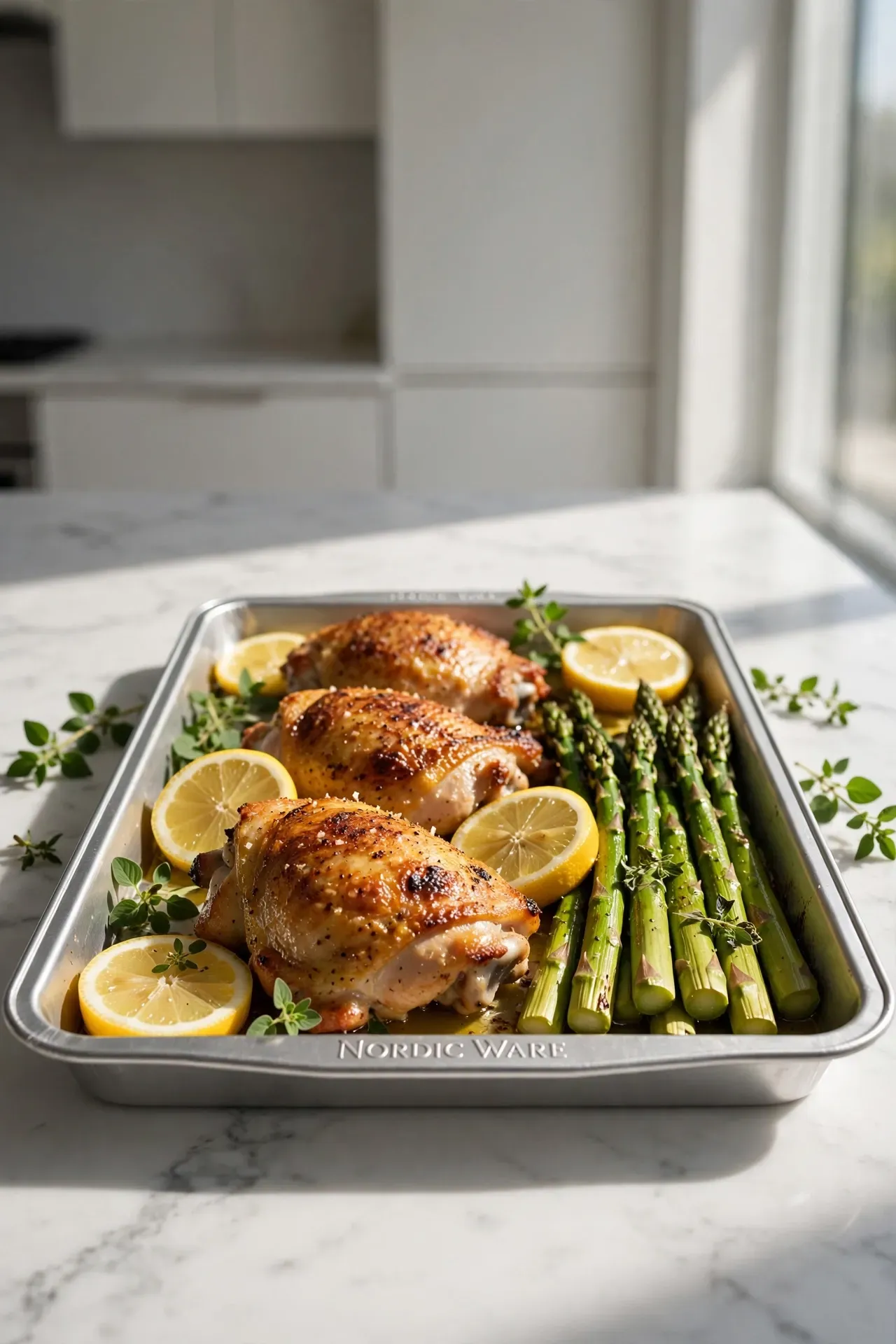 Lemon Herb Chicken and Asparagus