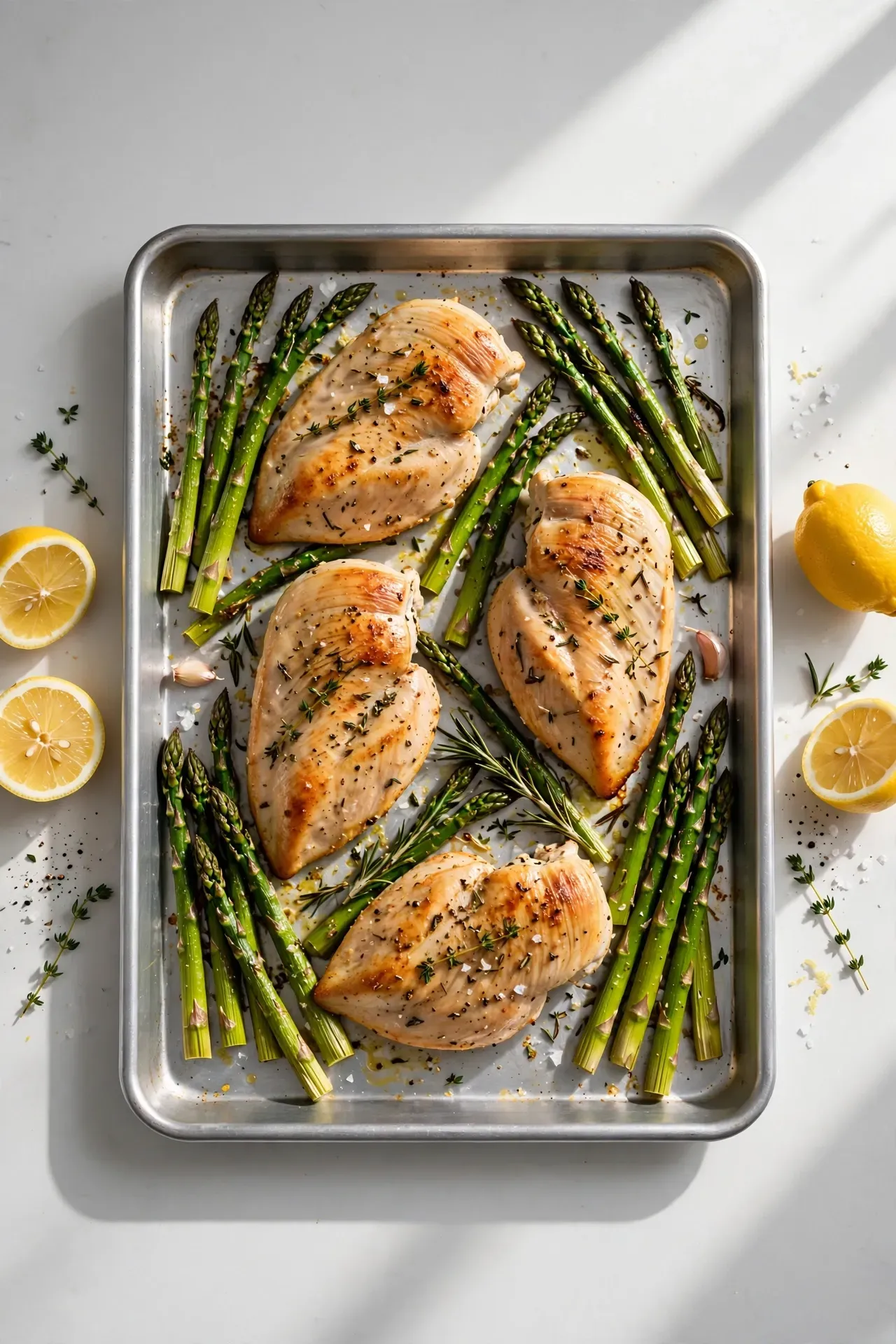 Lemon Herb Chicken and Asparagus