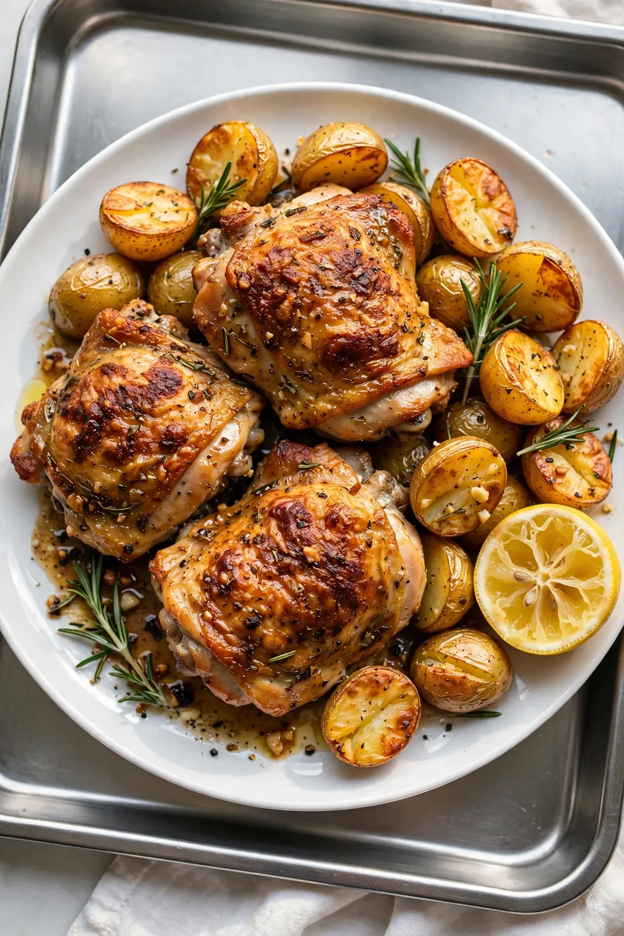Lemon Herb Chicken And Potatoes