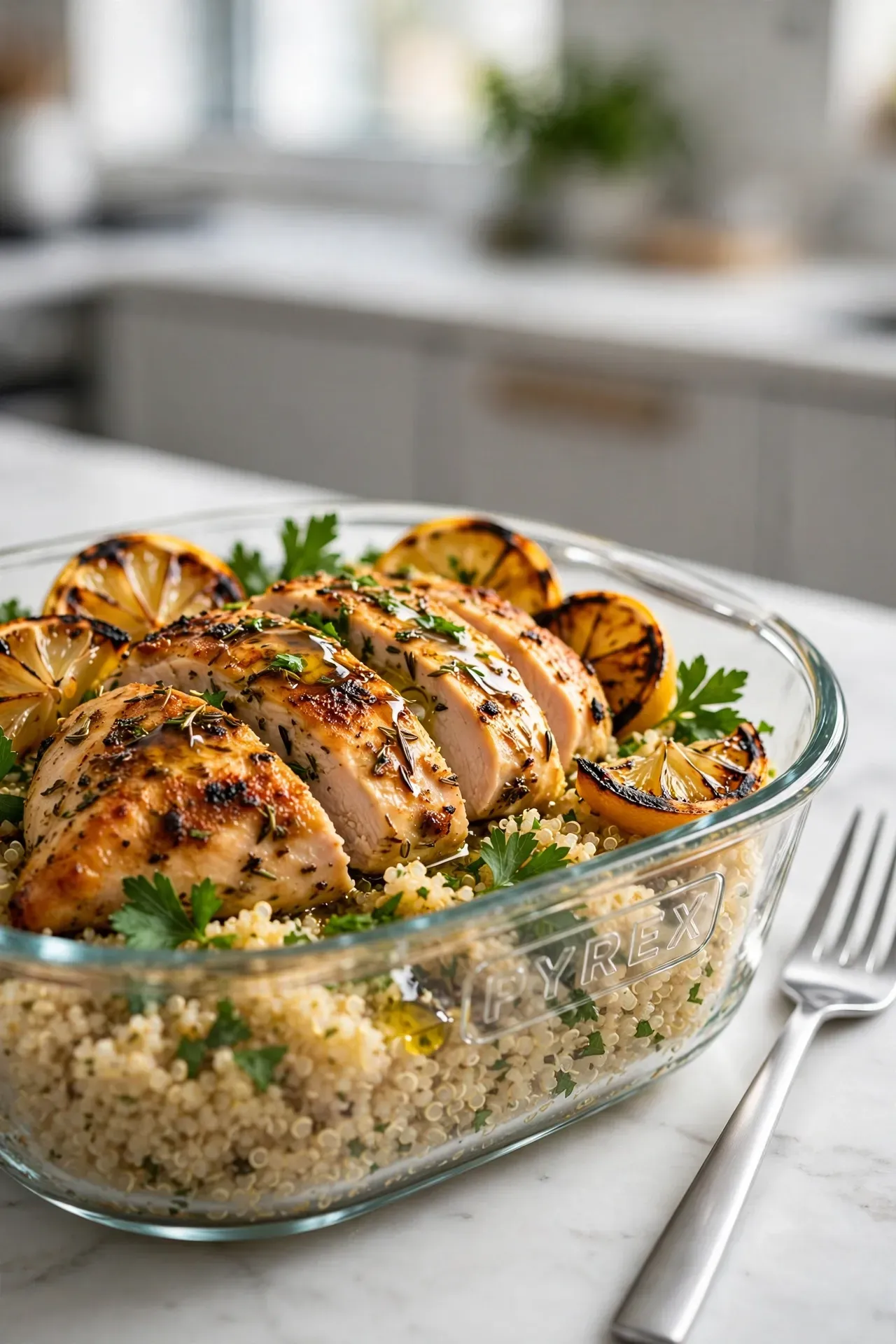 Lemon Herb Chicken Quinoa