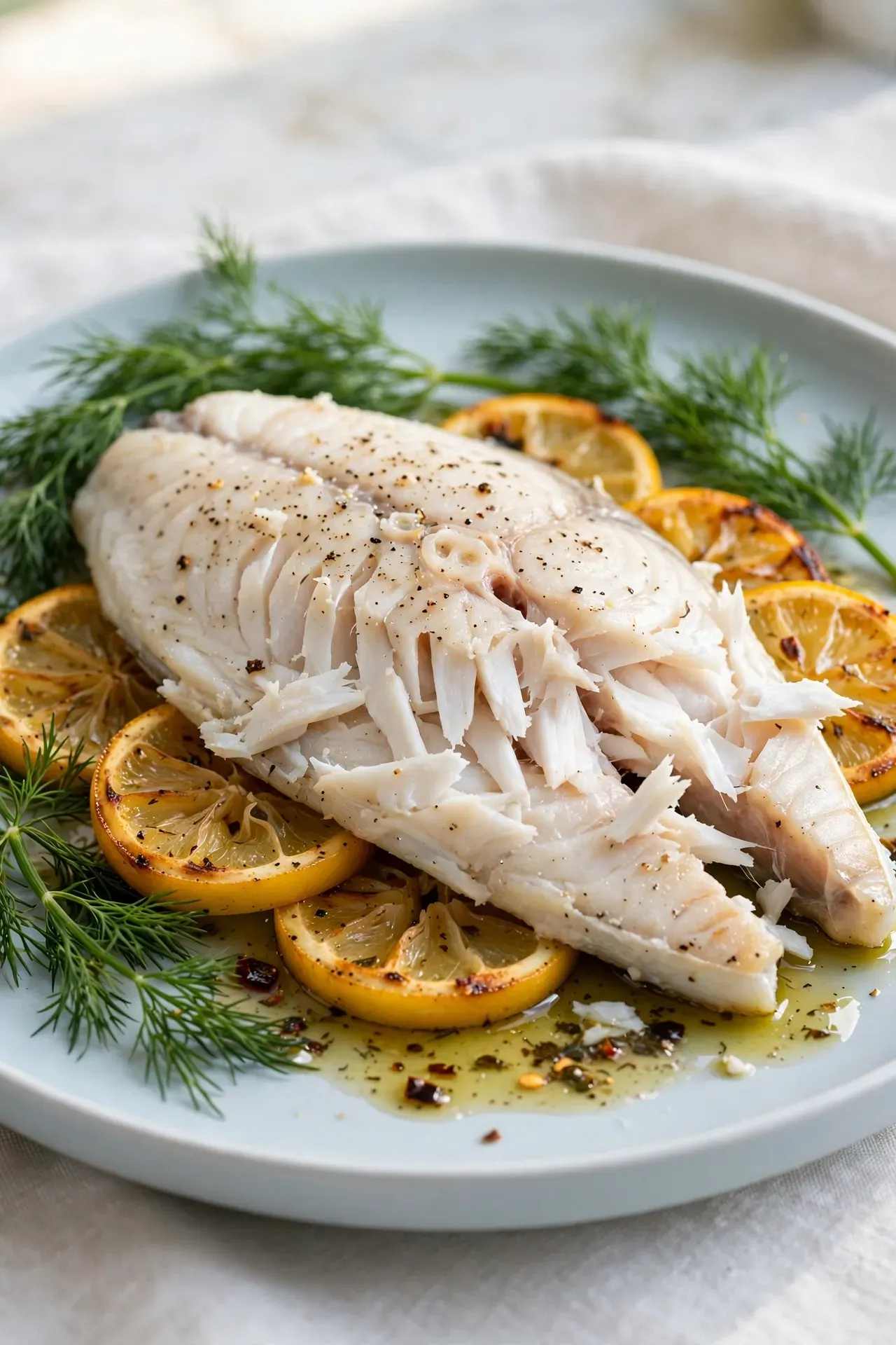 Lemon Herb Tilapia Flakes