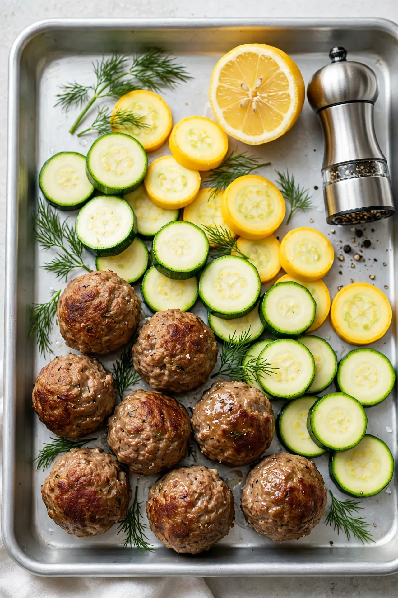 Lemon Herb Turkey Zucchini