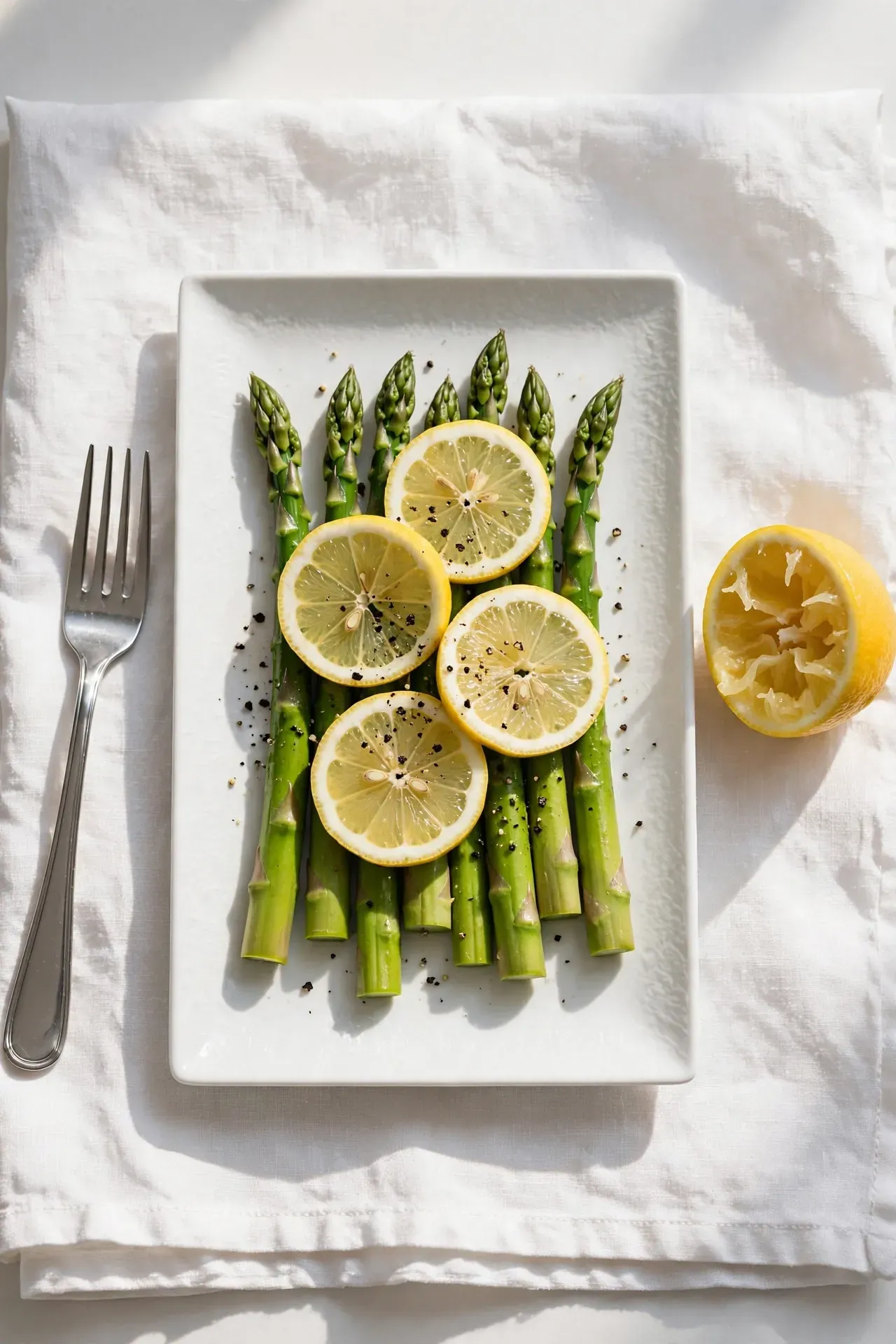 Lemon Pepper Asparagus Spears