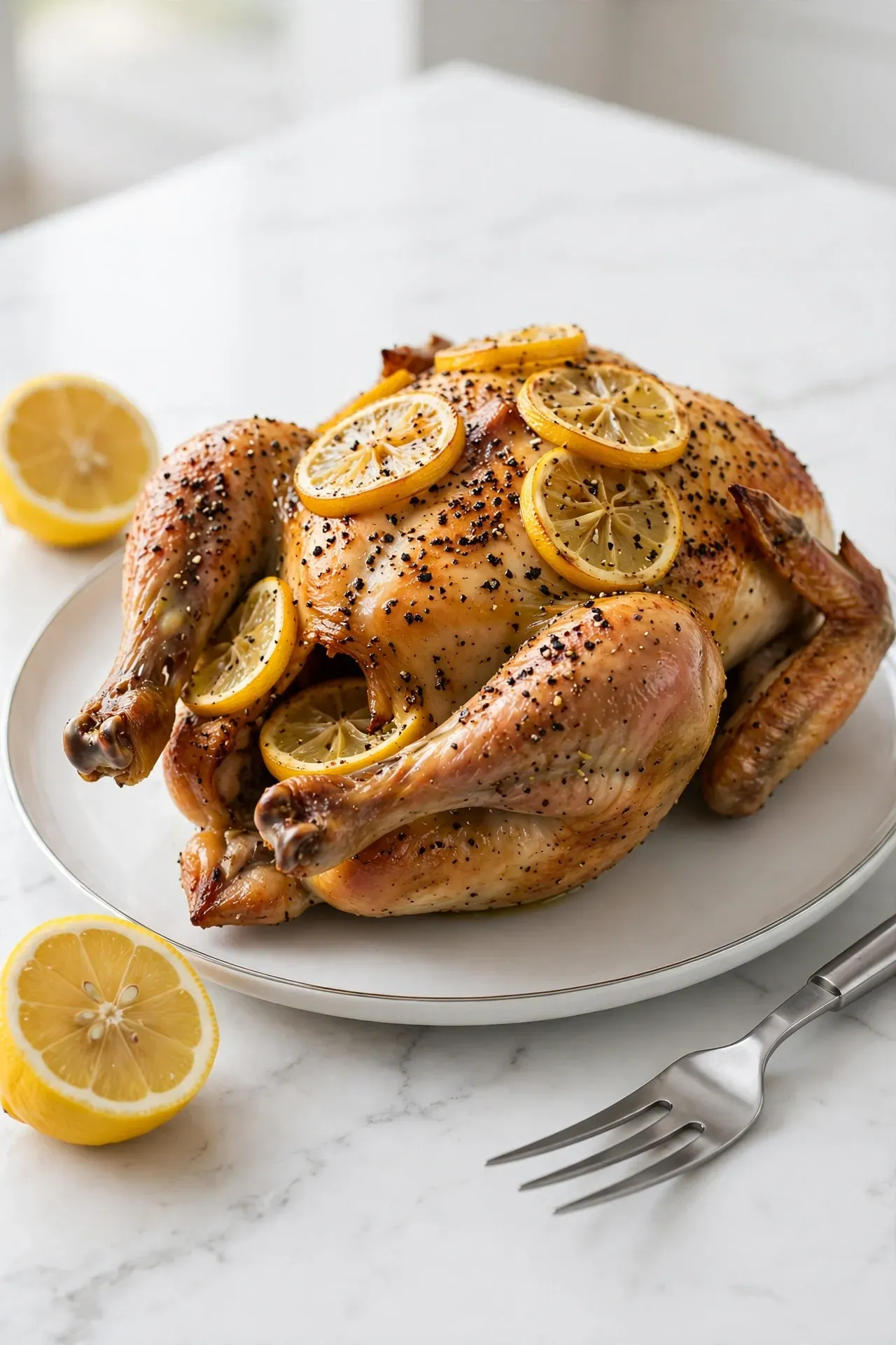 Lemon Pepper Whole Chicken