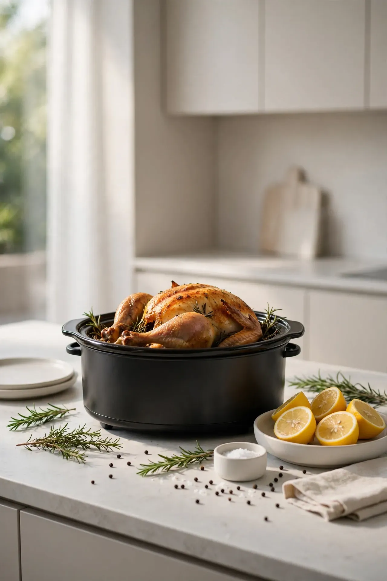 Lemon Rosemary Whole Chicken