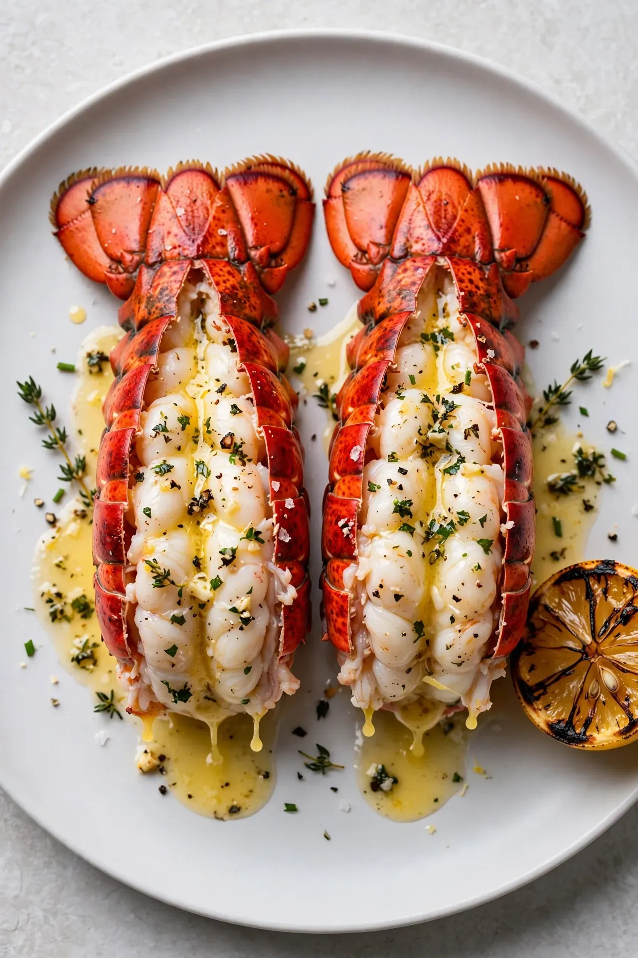 Lobster Tails with Herb Butter