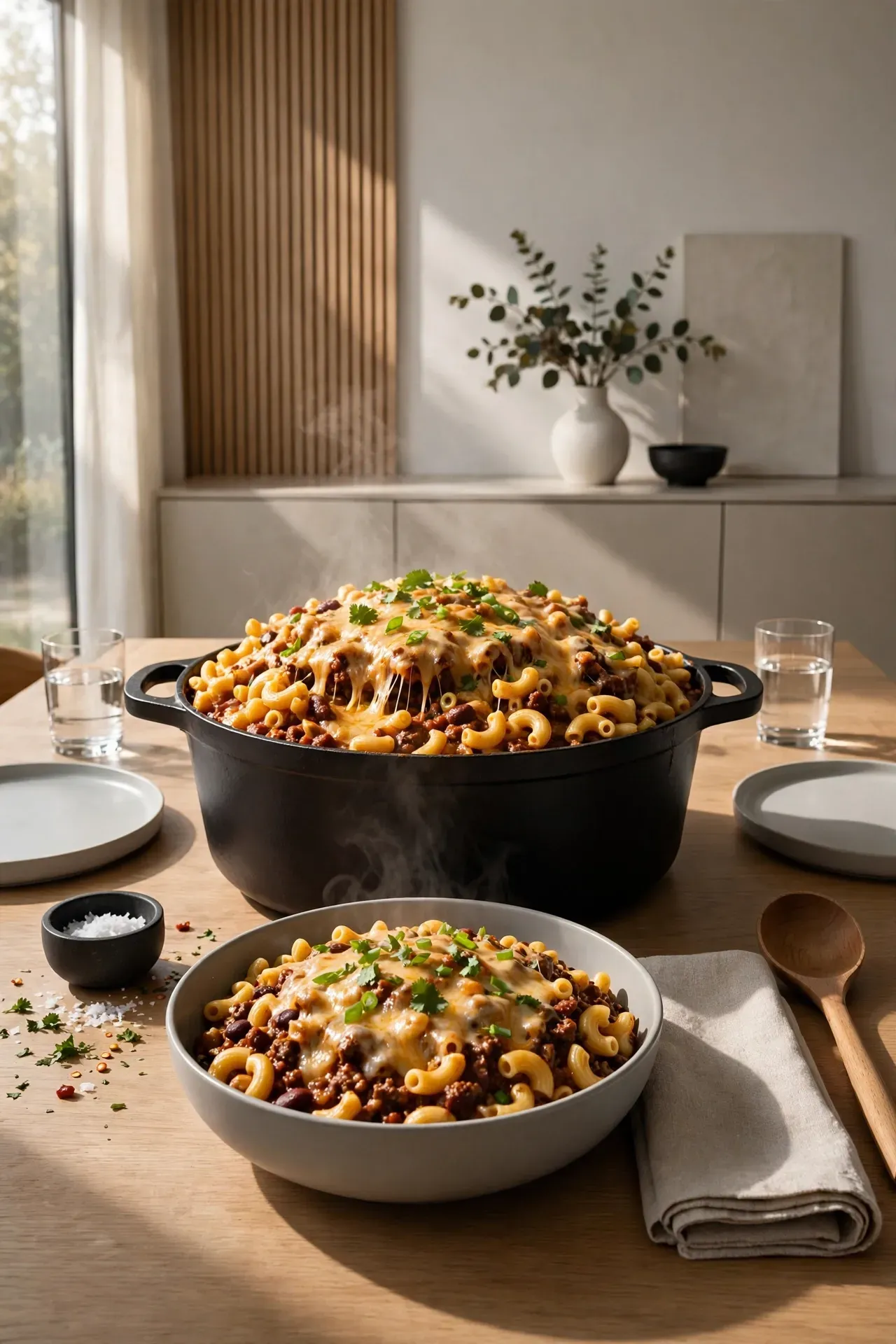 Macaroni Cheese Chili
