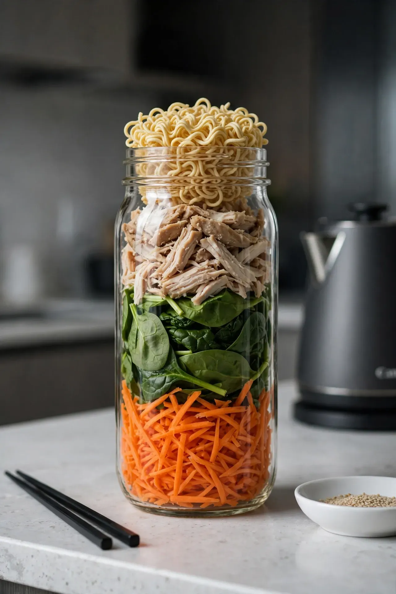 Mason Jar Ramen