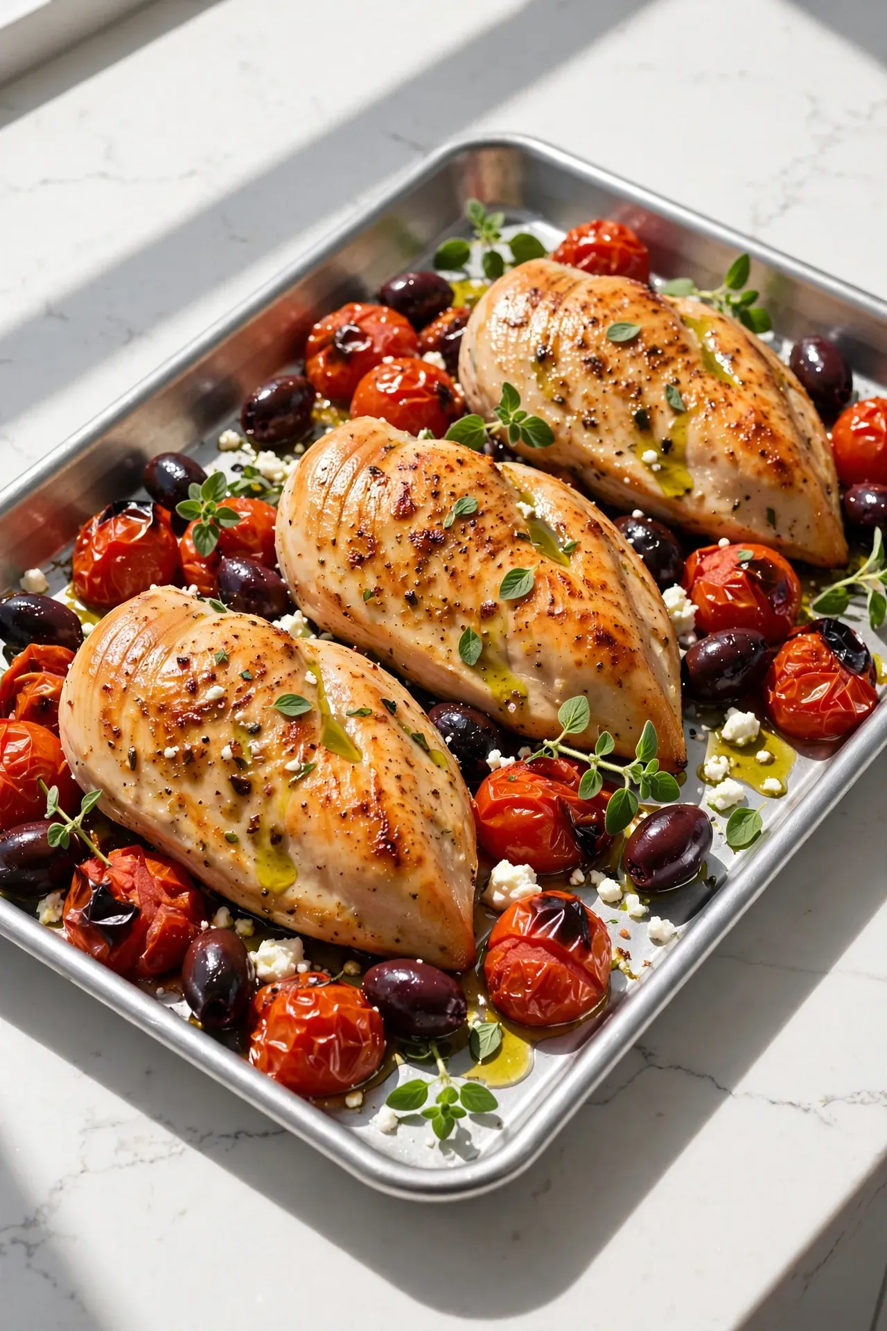 Mediterranean Chicken with Olives