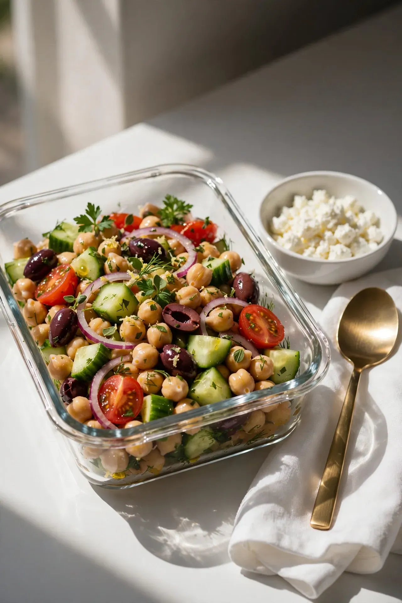 Mediterranean Chickpea Salad