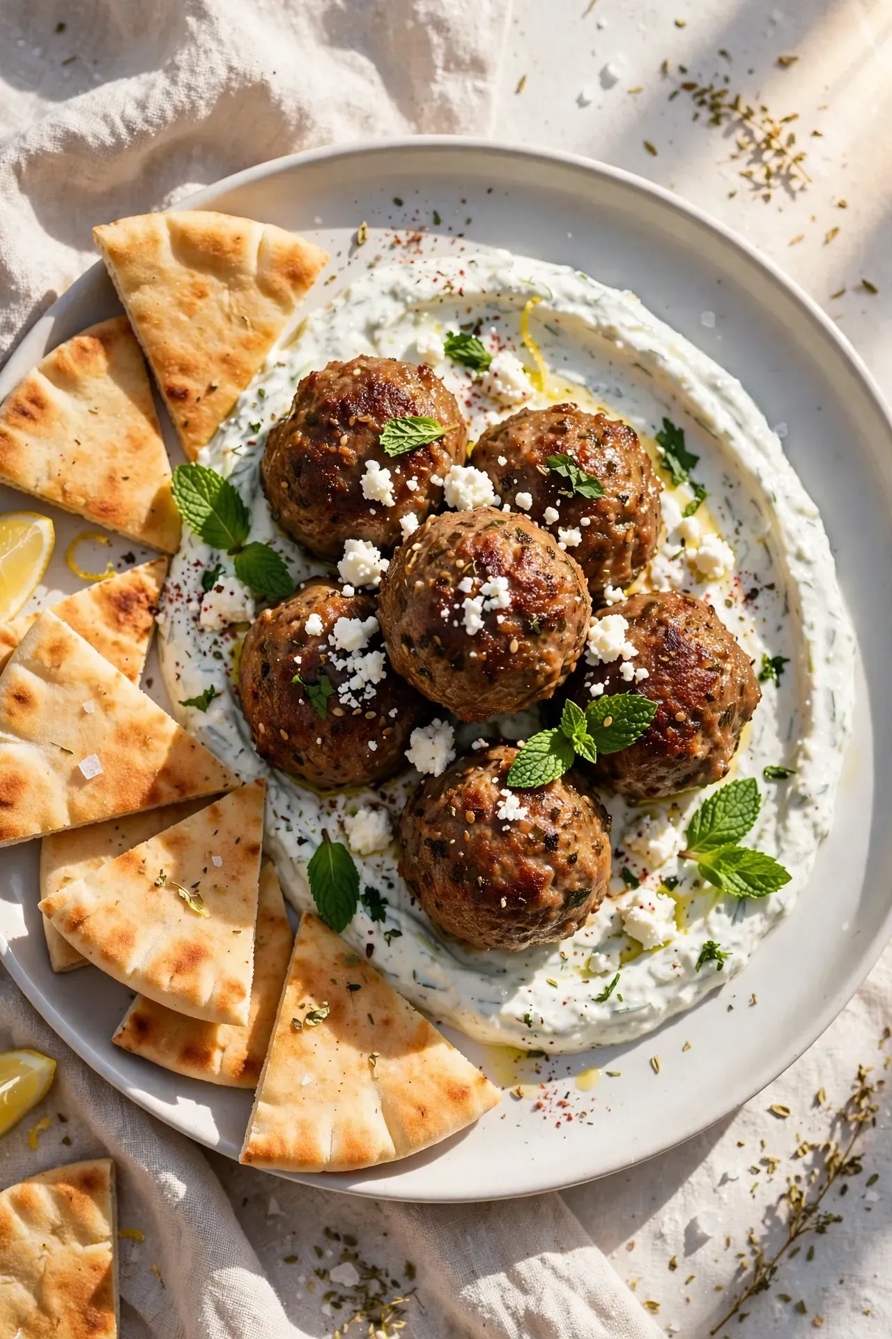 Mediterranean Lamb Meatballs