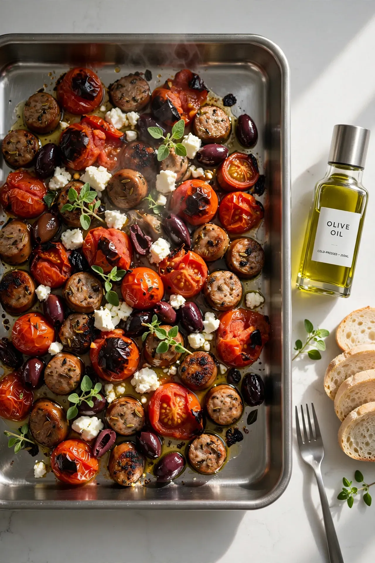 Mediterranean Sausage and Cherry Tomatoes