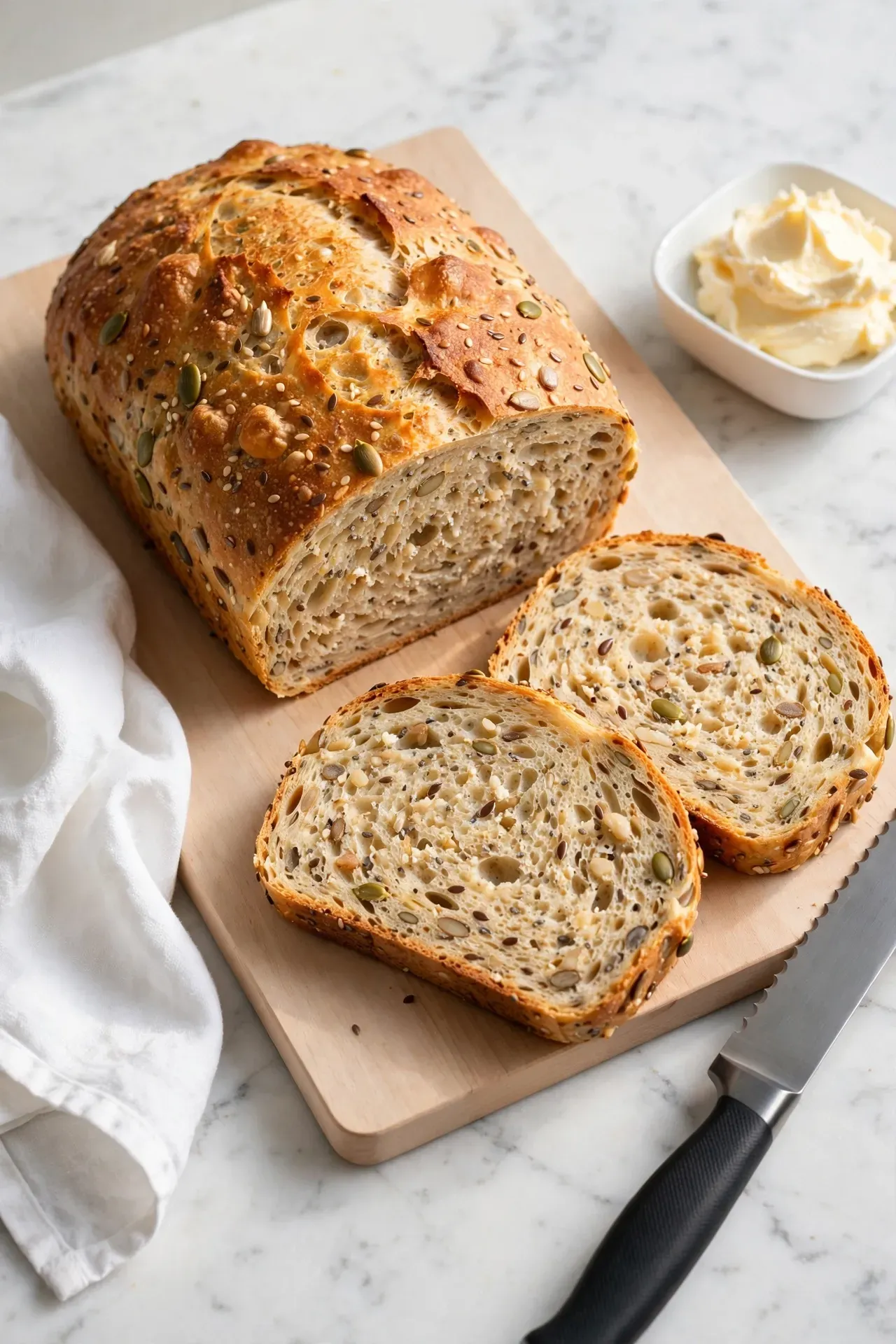Mixed Flour Keto Bread