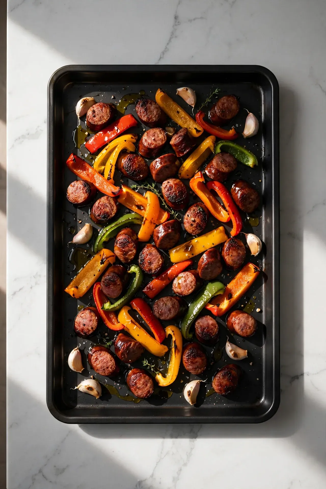 One-Pan Sausage And Peppers