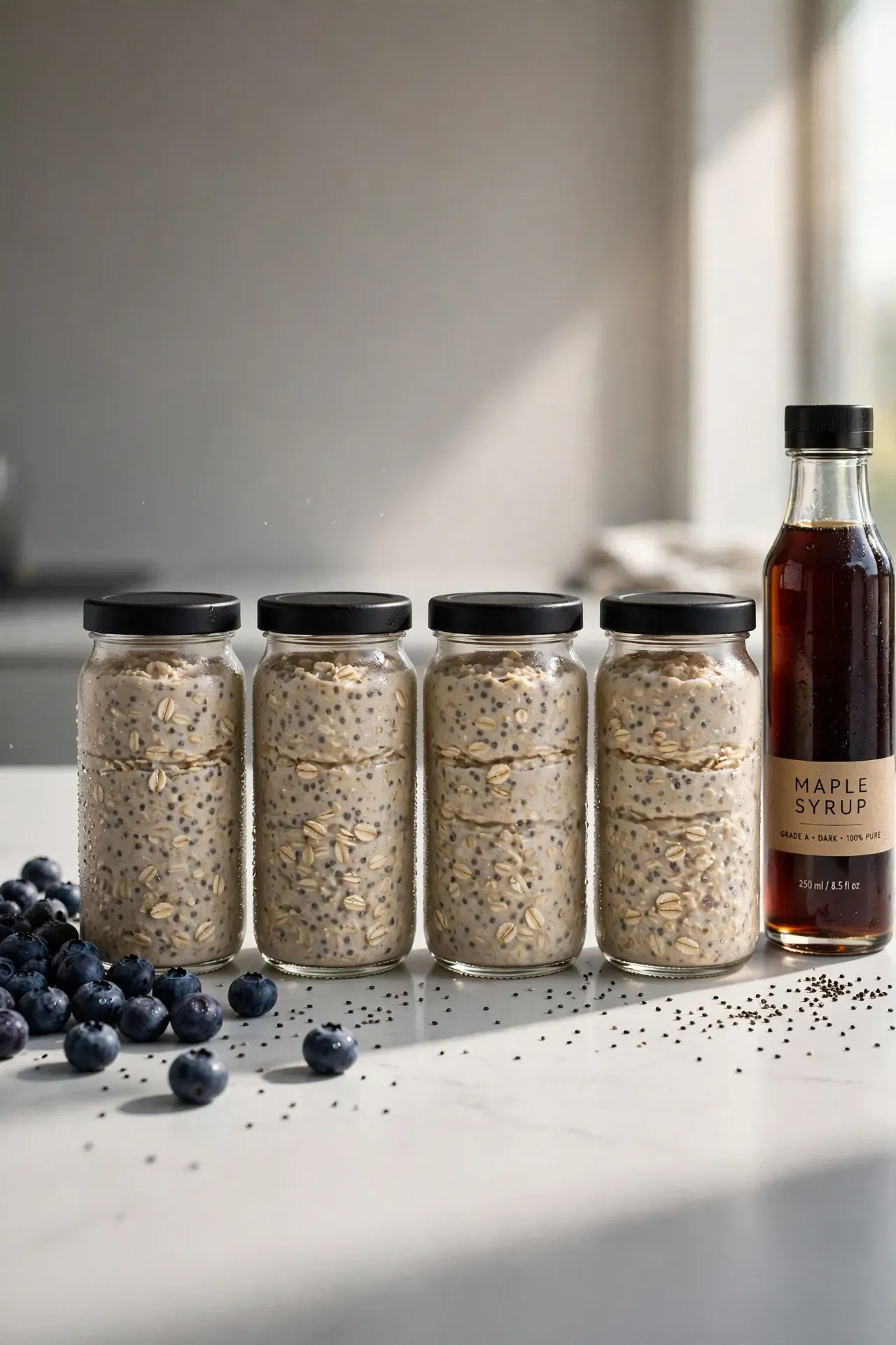 Mason Jar Overnight Oats