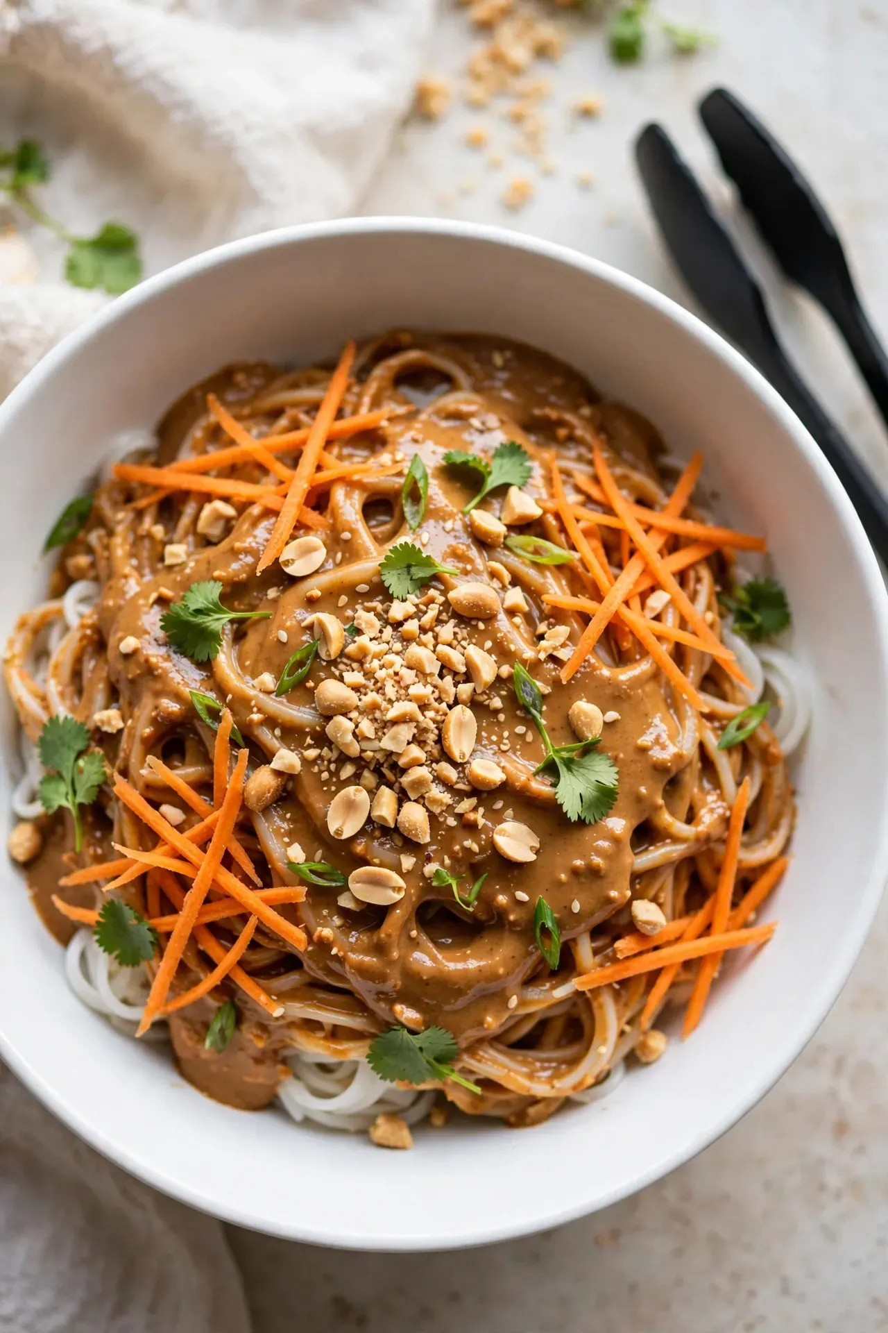 Peanut Sauce Noodle Salad