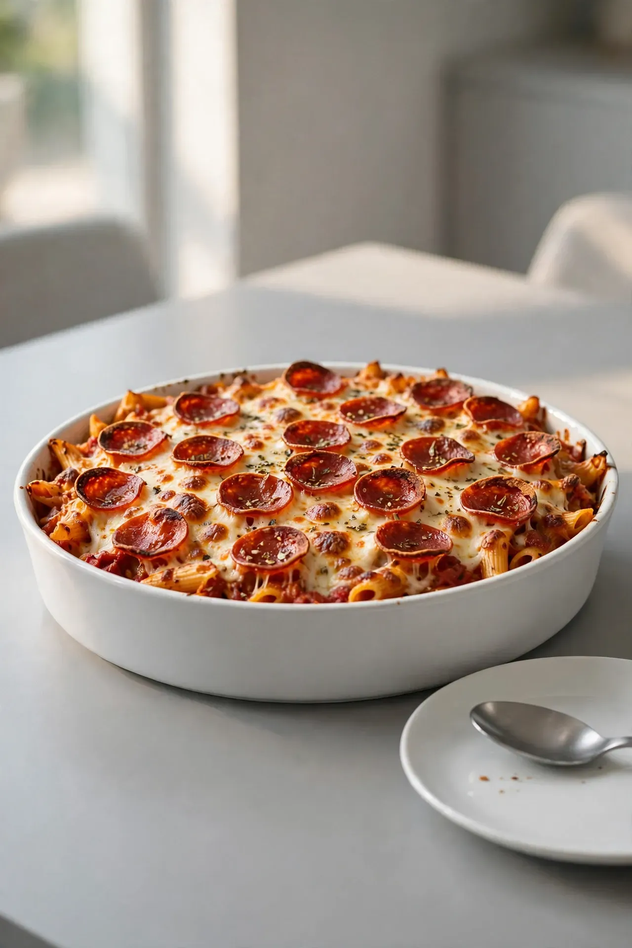 Pepperoni Pizza Casserole