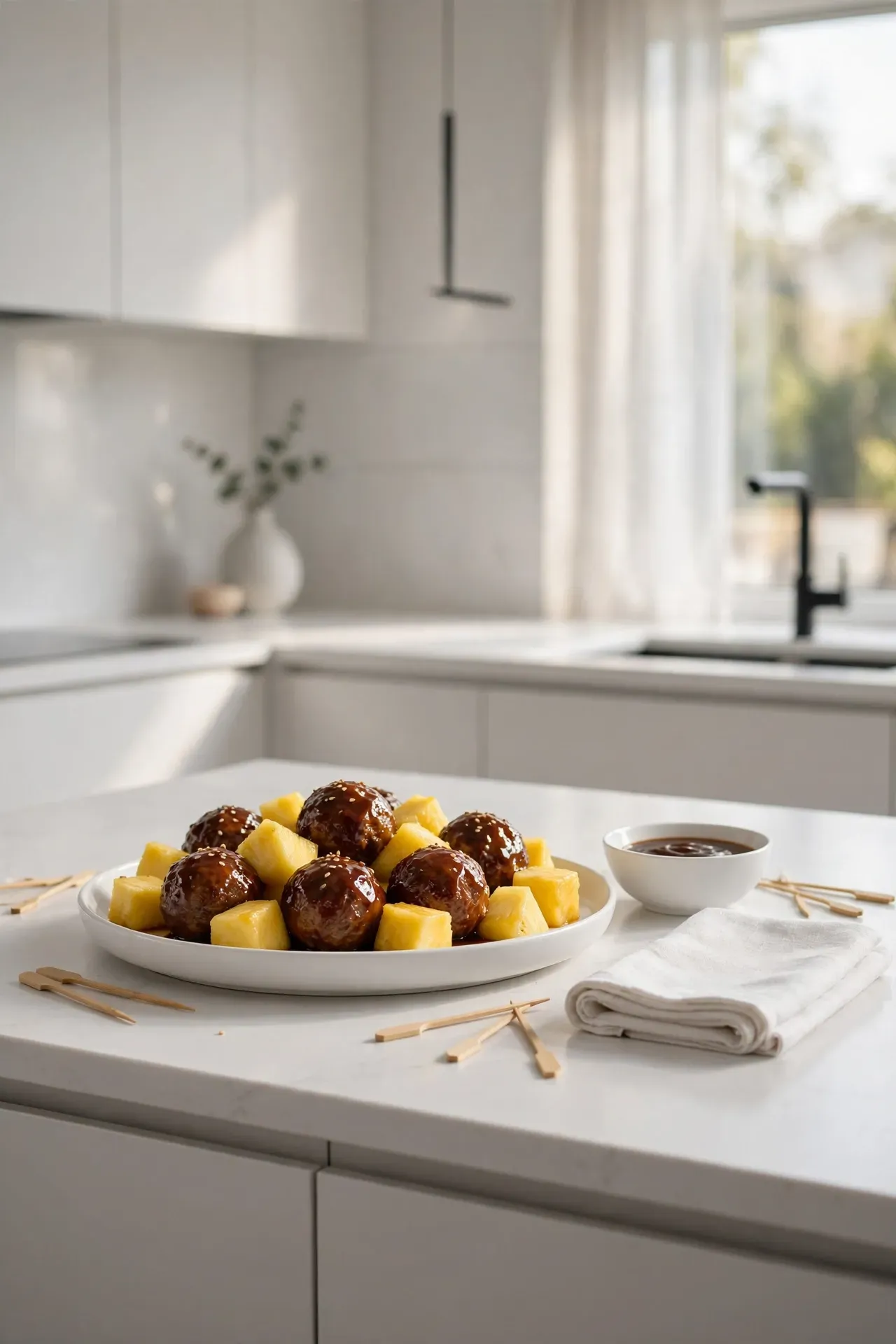 Pineapple Teriyaki Meatballs