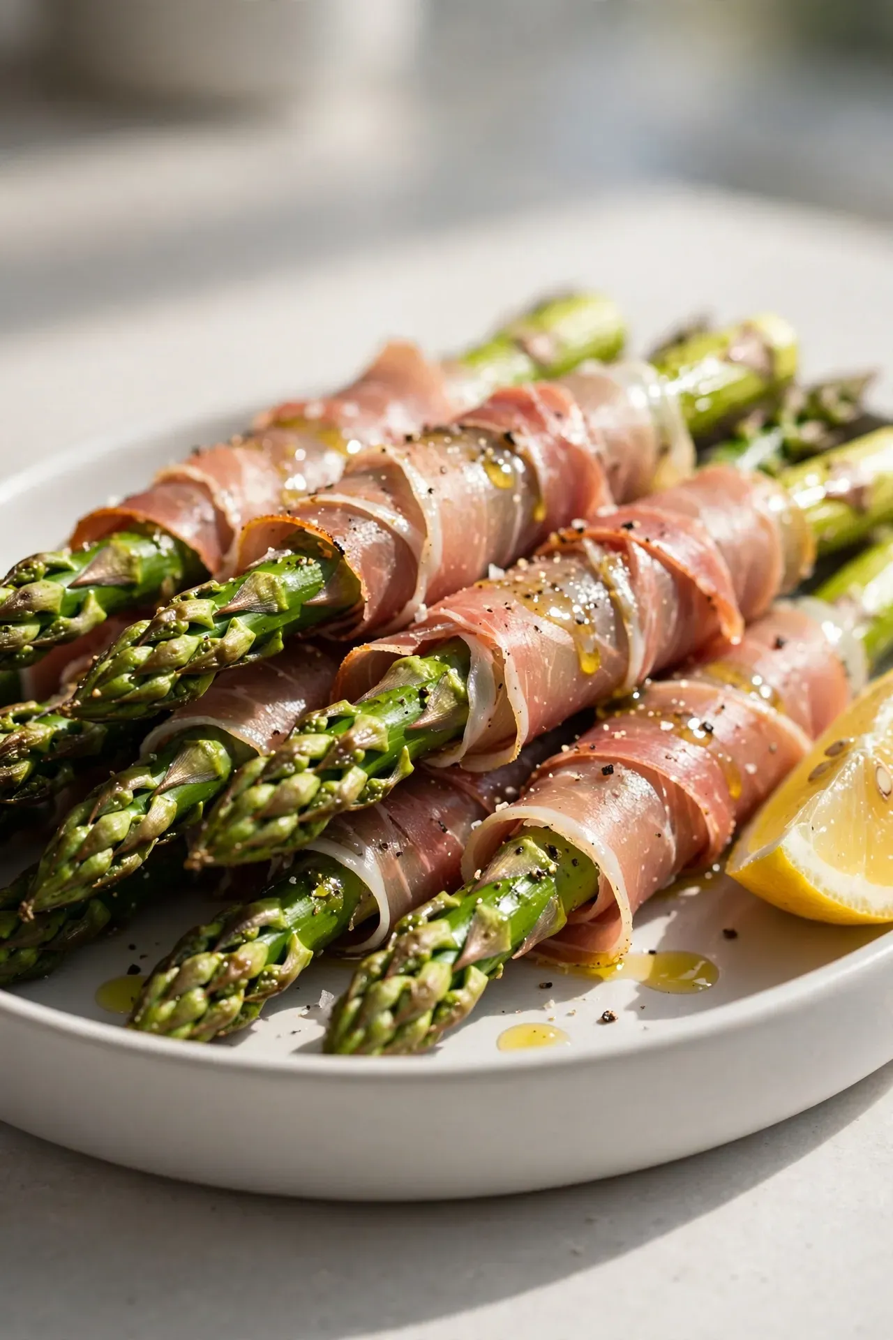 Prosciutto Wrapped Asparagus Spears