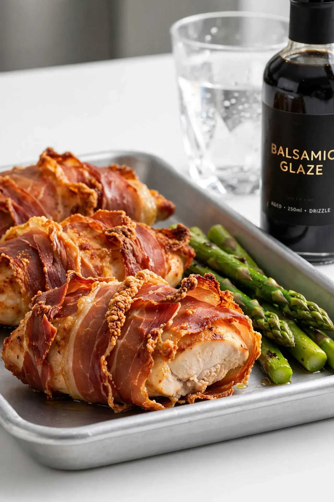 Prosciutto Wrapped Chicken and Asparagus