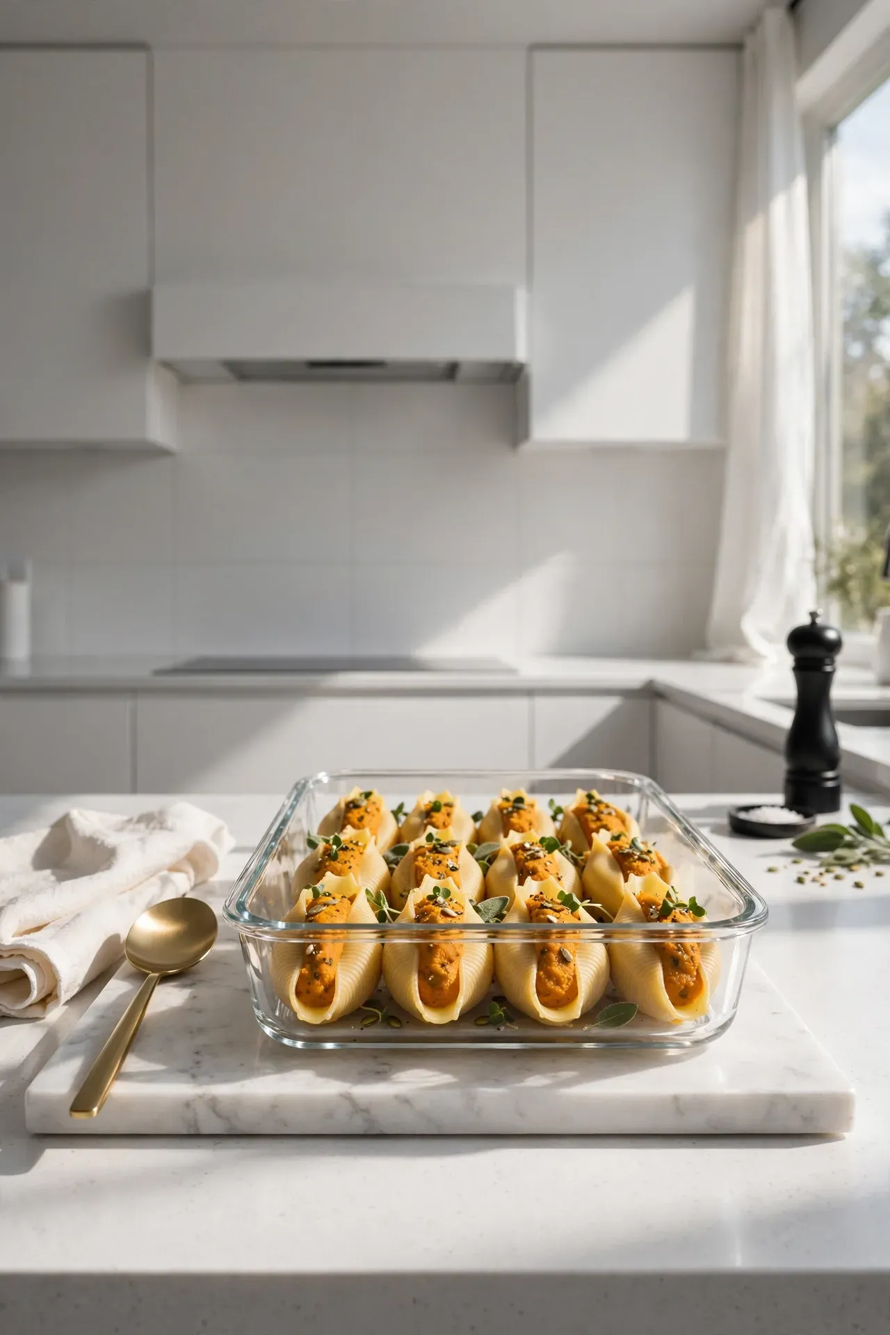 Pumpkin Ricotta Stuffed Shells