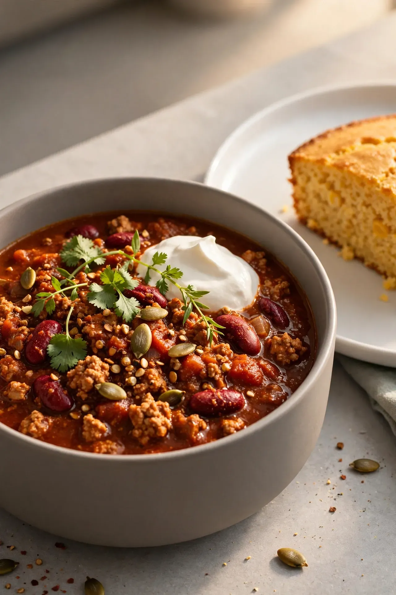 Pumpkin Turkey Chili