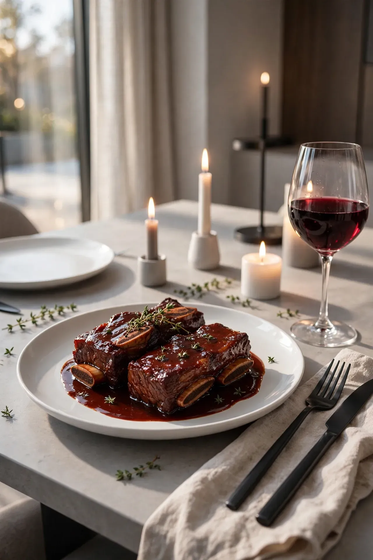 Red Wine Braised Short Ribs