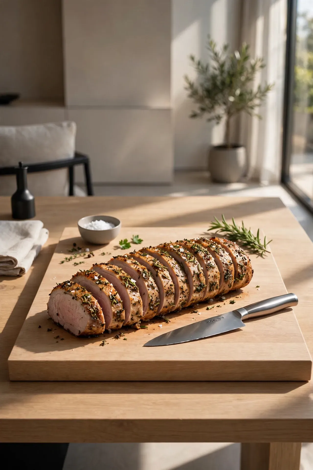 Roasted Herb Pork Tenderloin