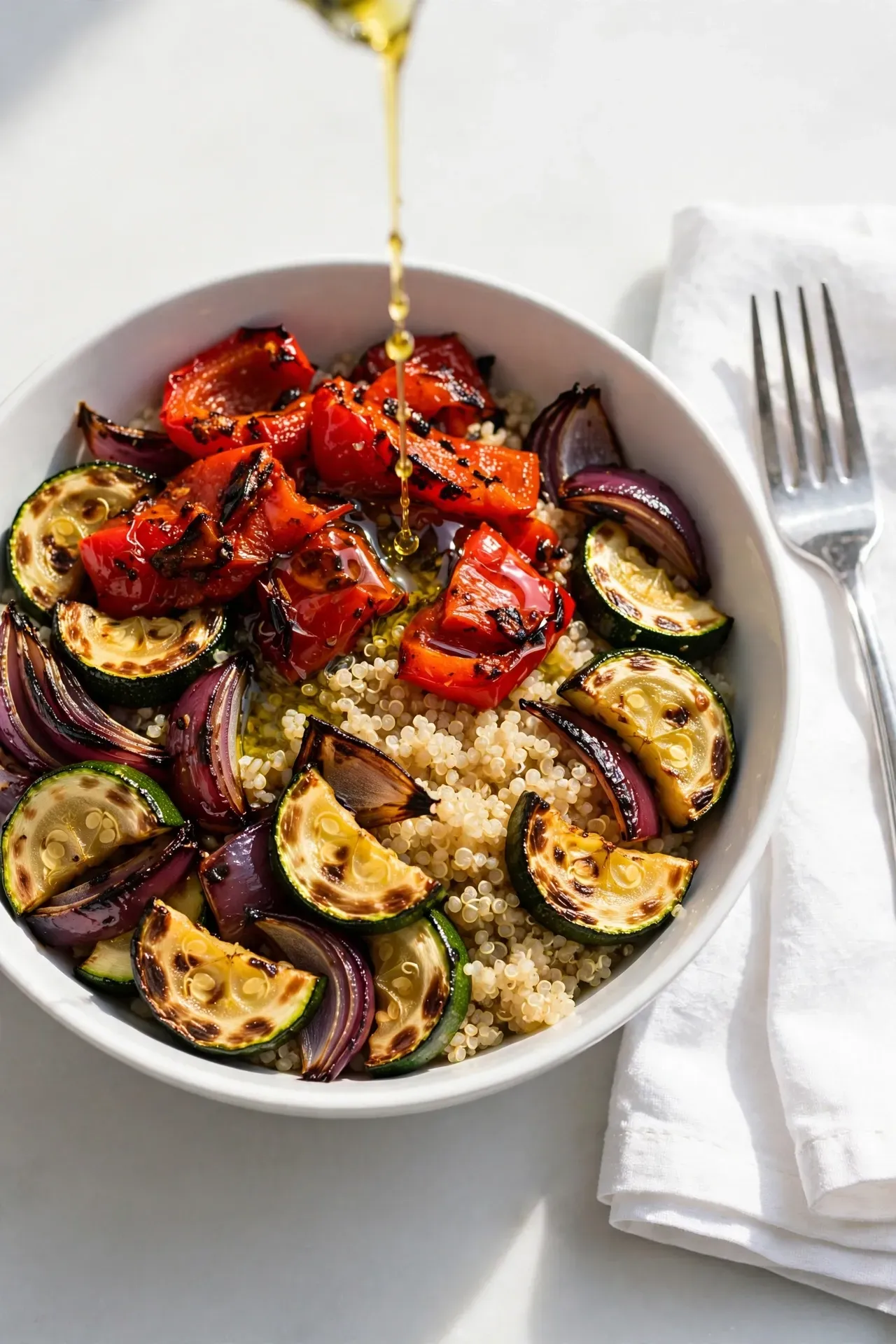Roasted Vegetable Quinoa Bowl