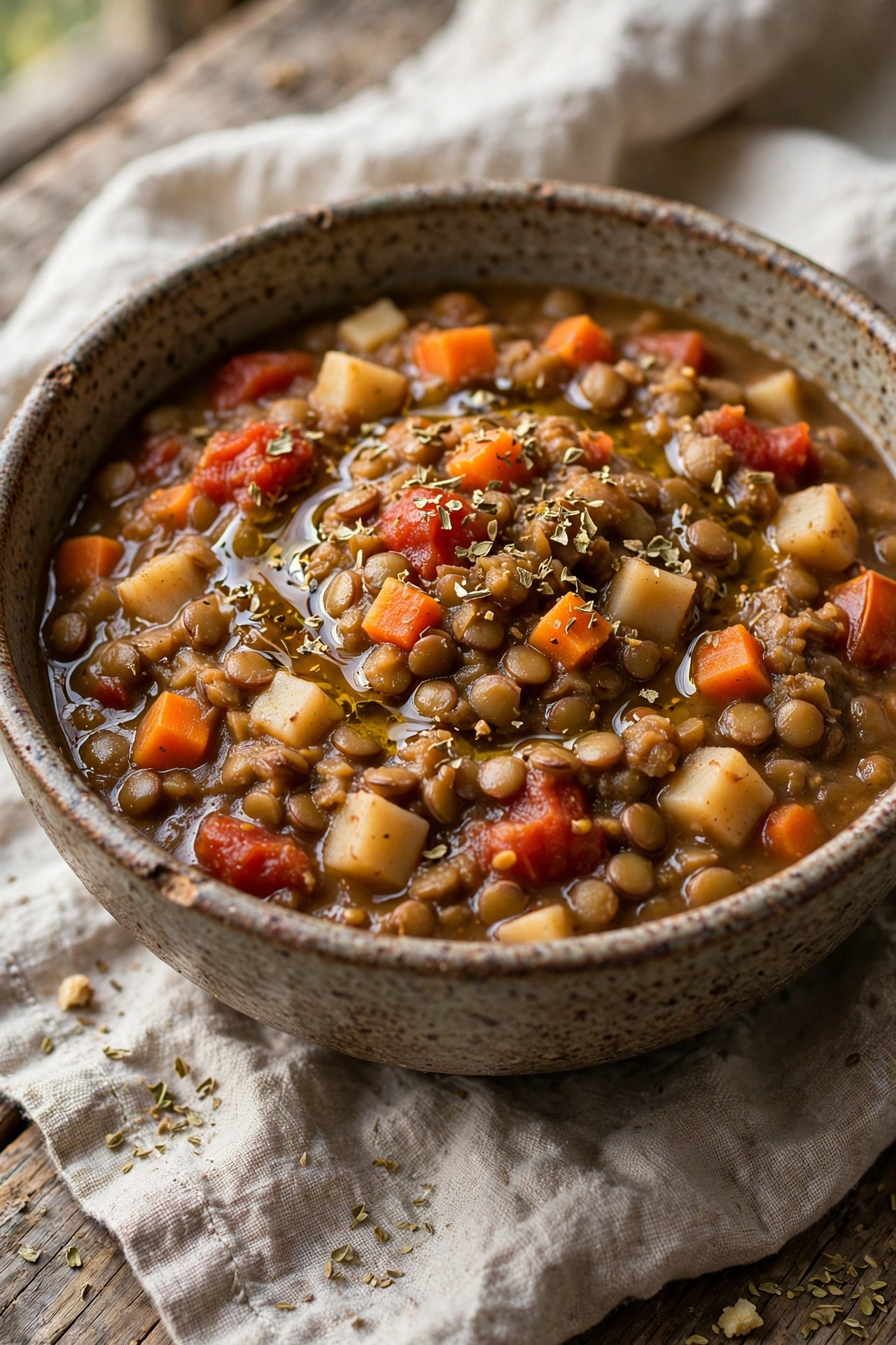 Root Vegetable Lentil Stew