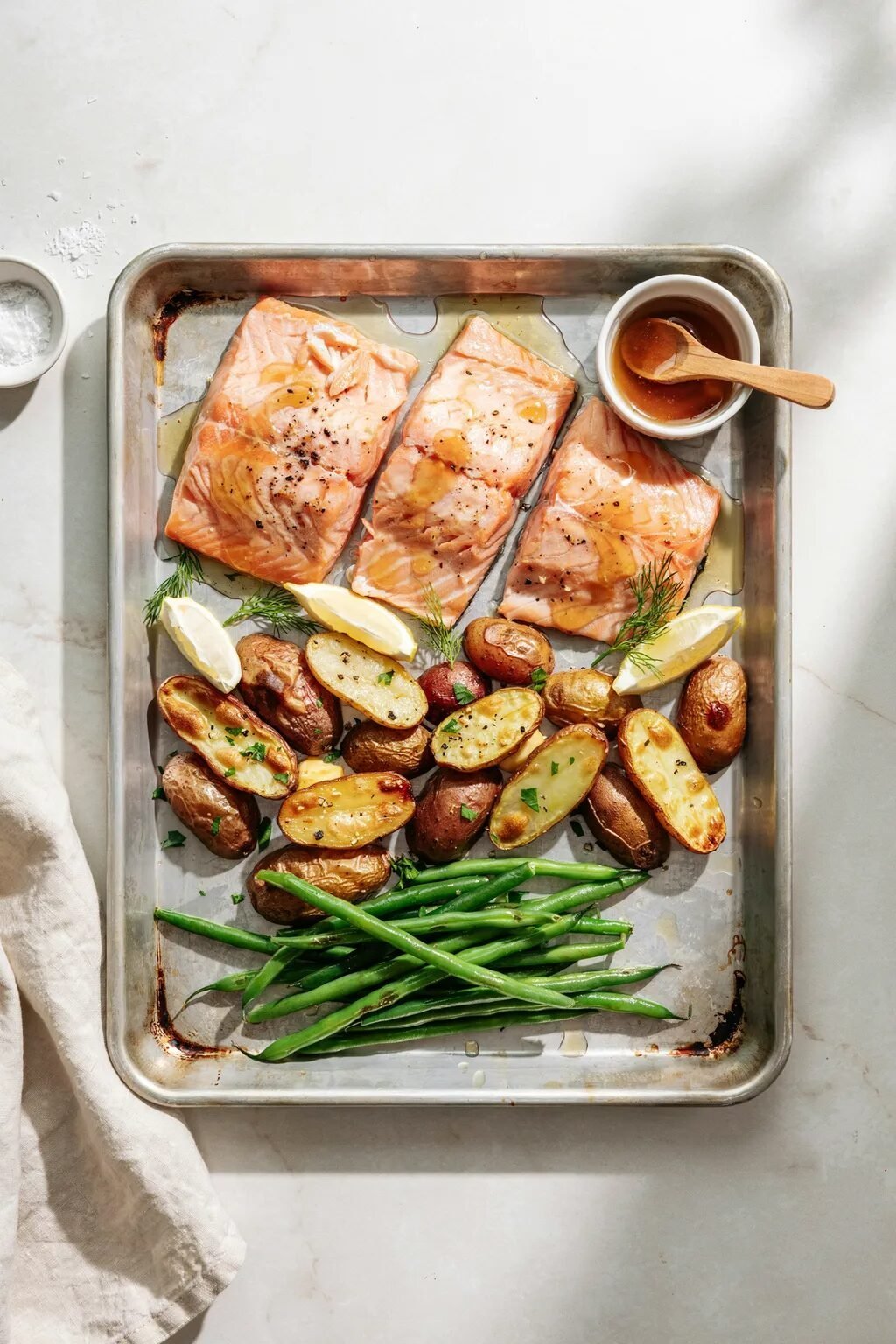 Sheet Pan Honey Salmon