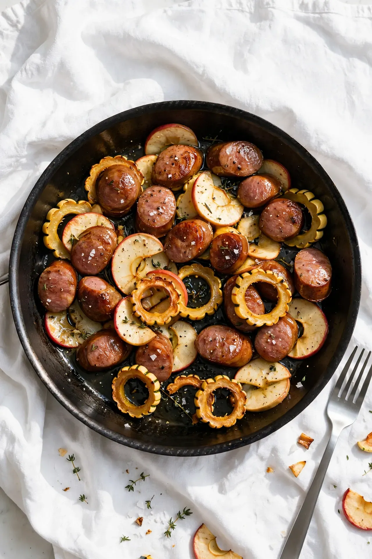Sausage and Delicata Squash Medley