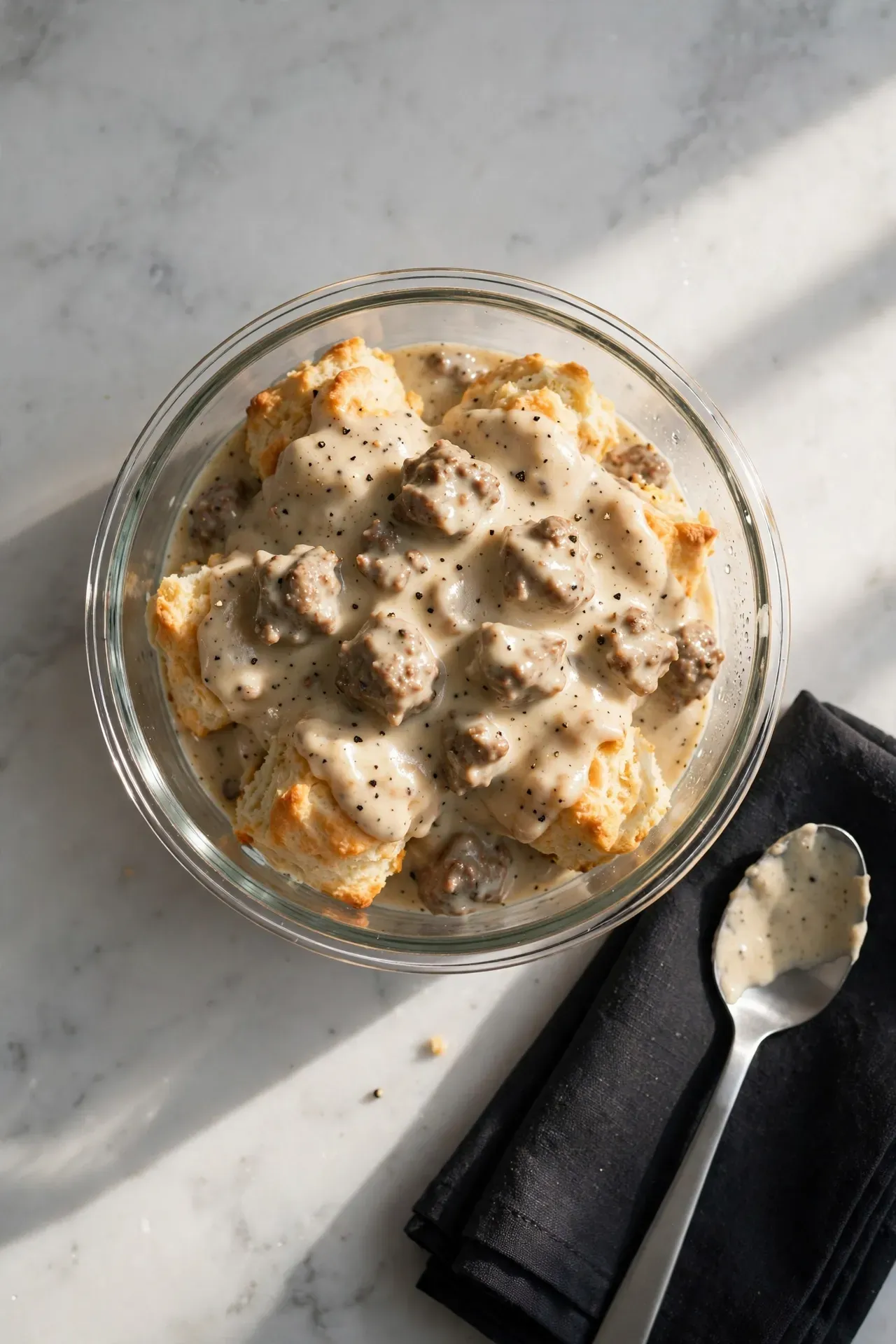 Sausage Gravy Meal Prep Bowls