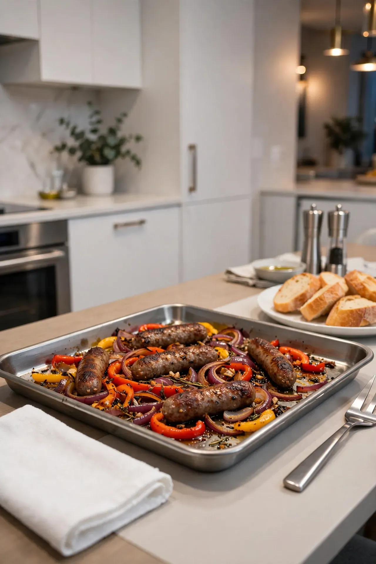 Smoky Sausage Peppers And Onions
