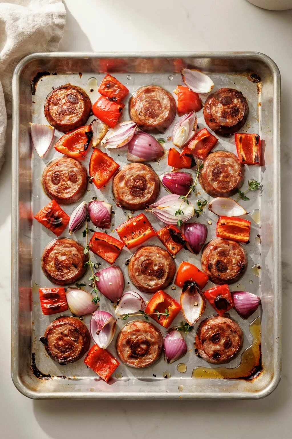 Sheet Pan Sausage