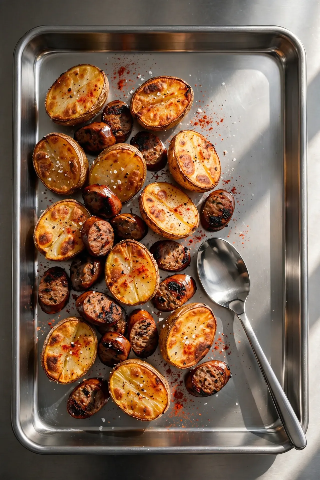 Sheet Pan Sausage Potatoes