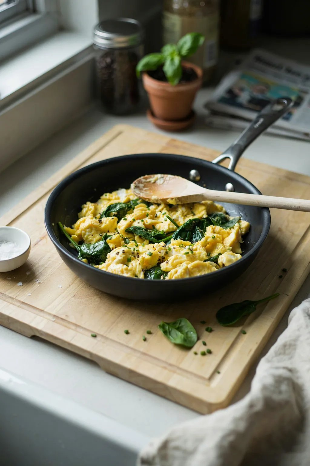 One Pan Egg Scramble