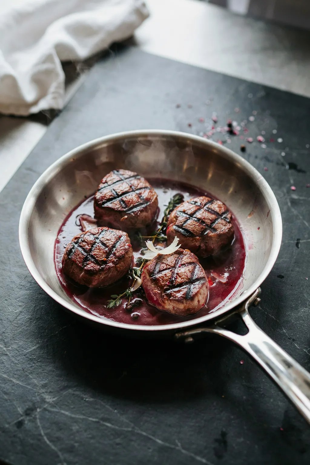 Red Wine Beef Medallions